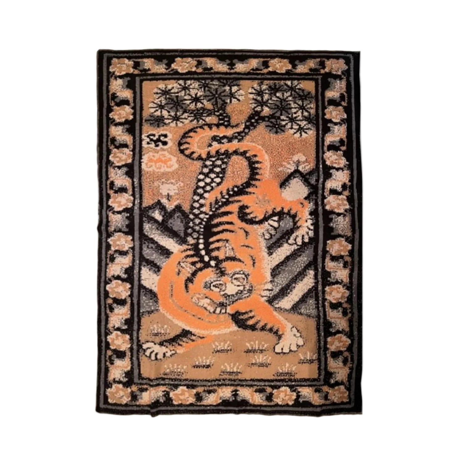 "YEAR OF THE TIGER" Cashmere Blanket