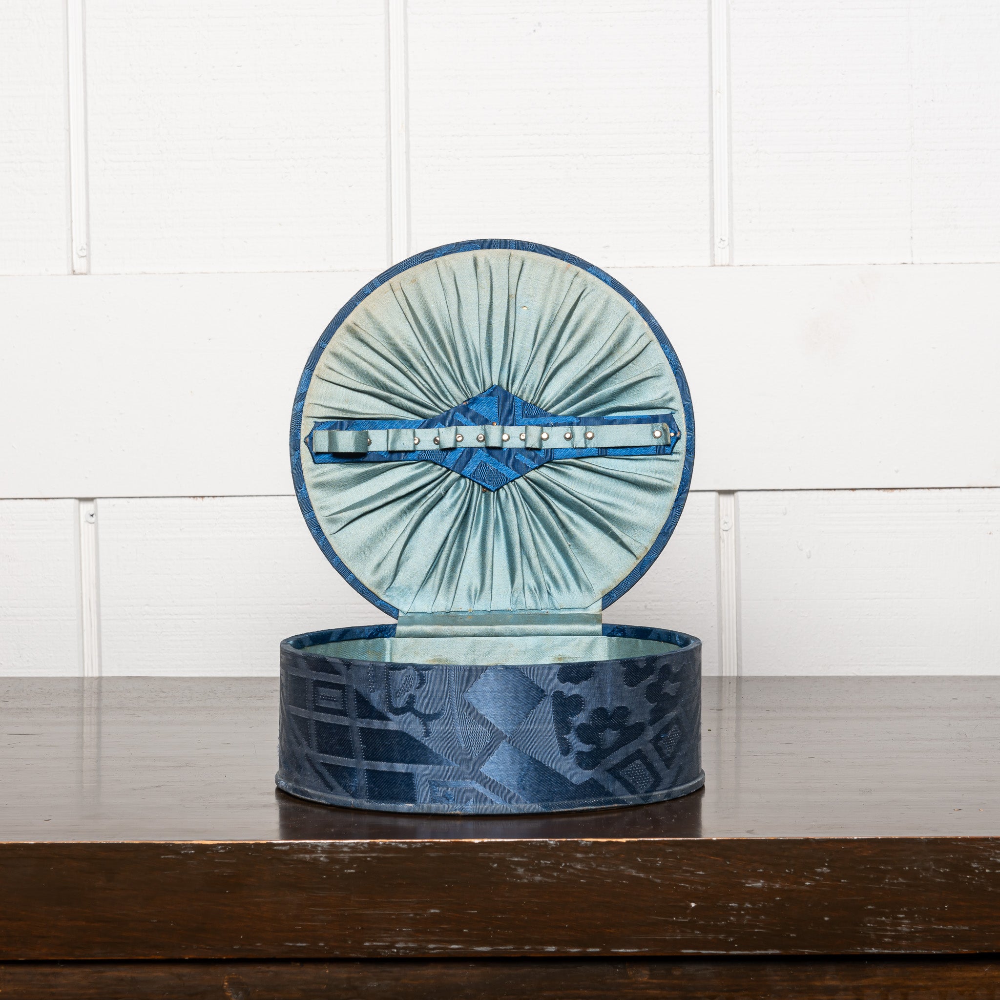 Italian art deco fabric covered box