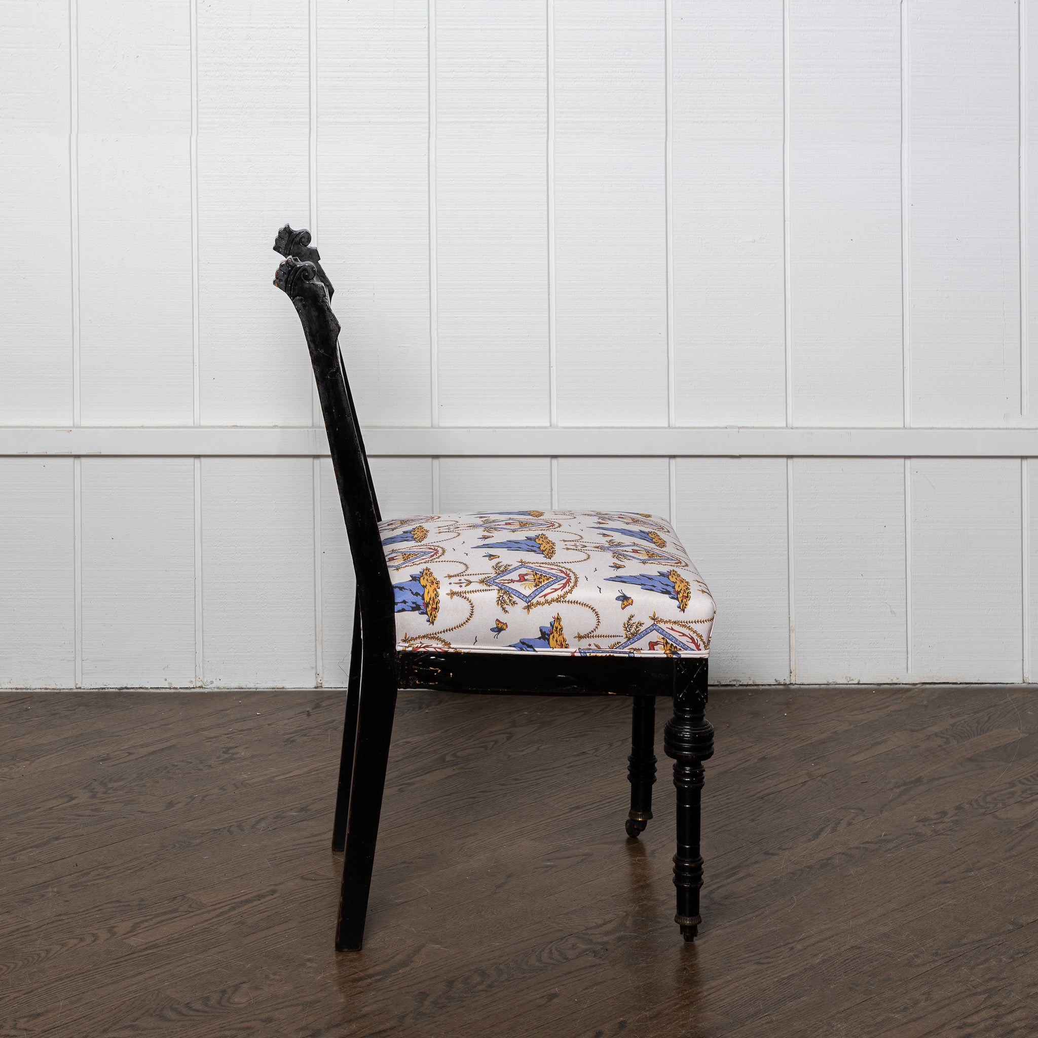 Ebonized aesthetic movement side chair