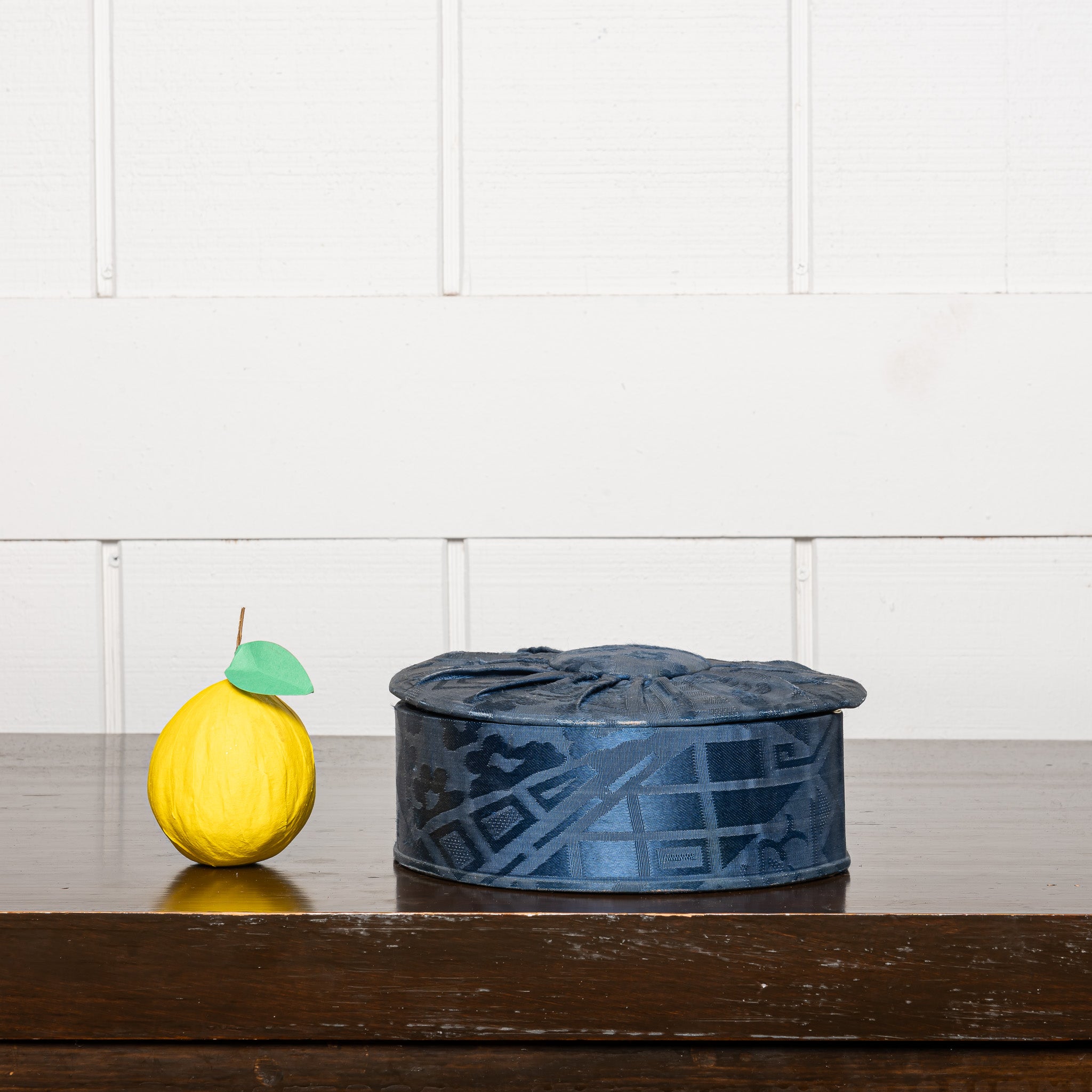 Italian art deco fabric covered box