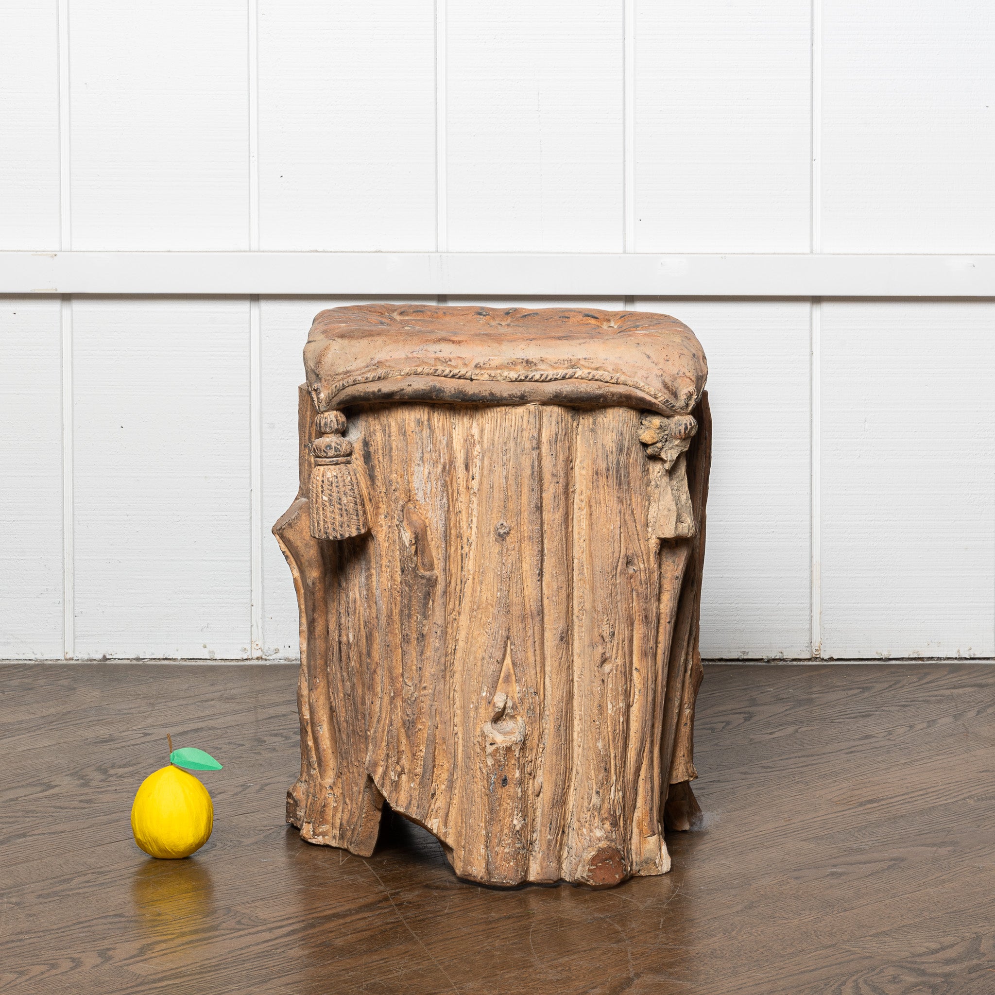 19th century Itlian terrca cotta stool