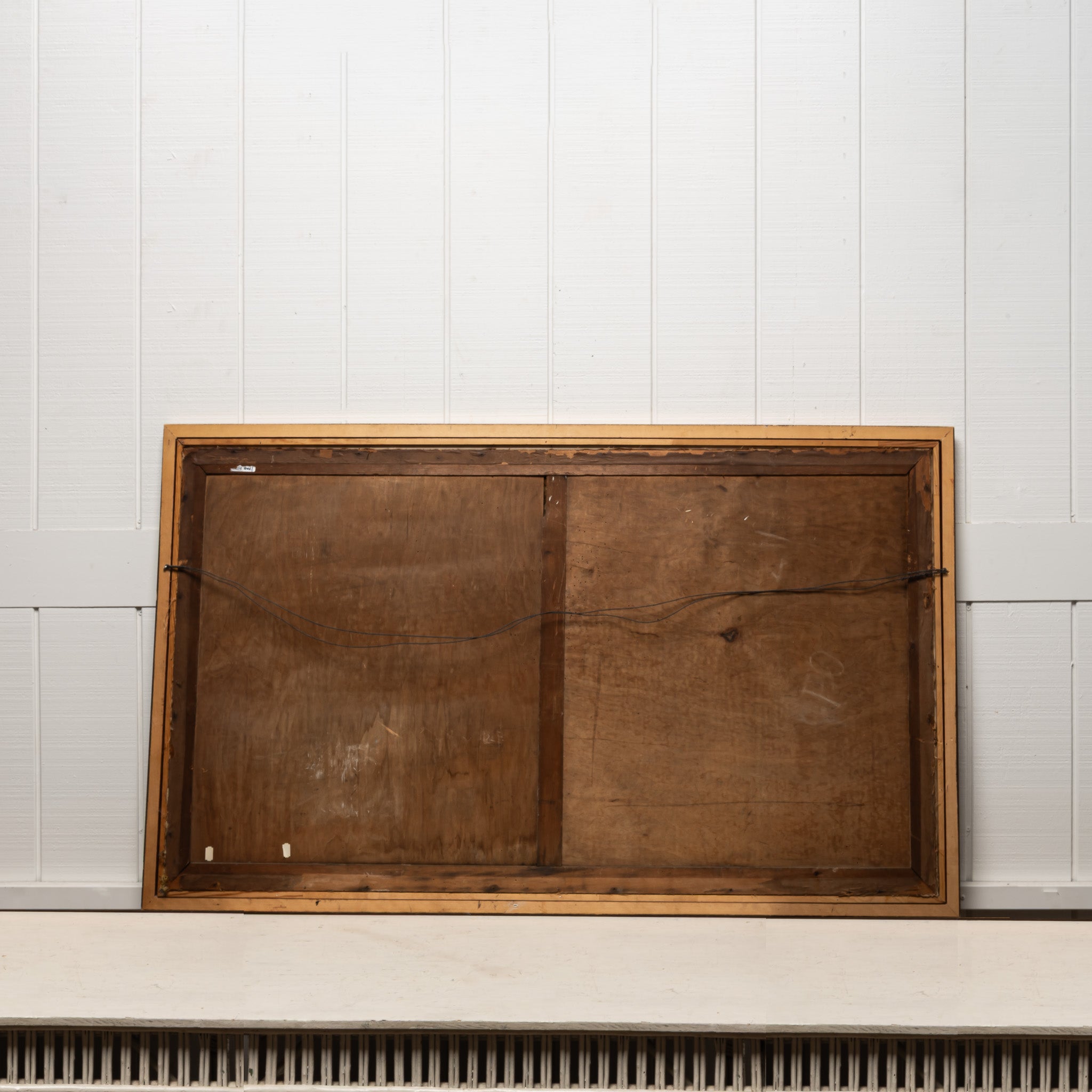 19th century framed English embroidery panel