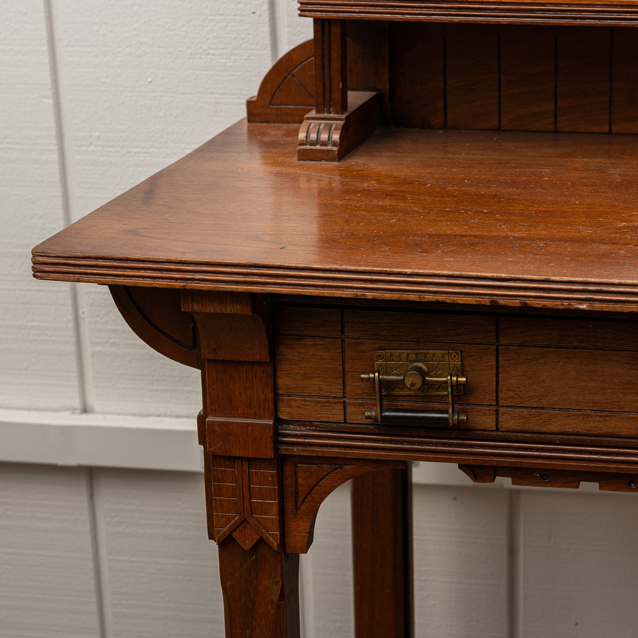 19th Century American Aesthetic Movement halltree console