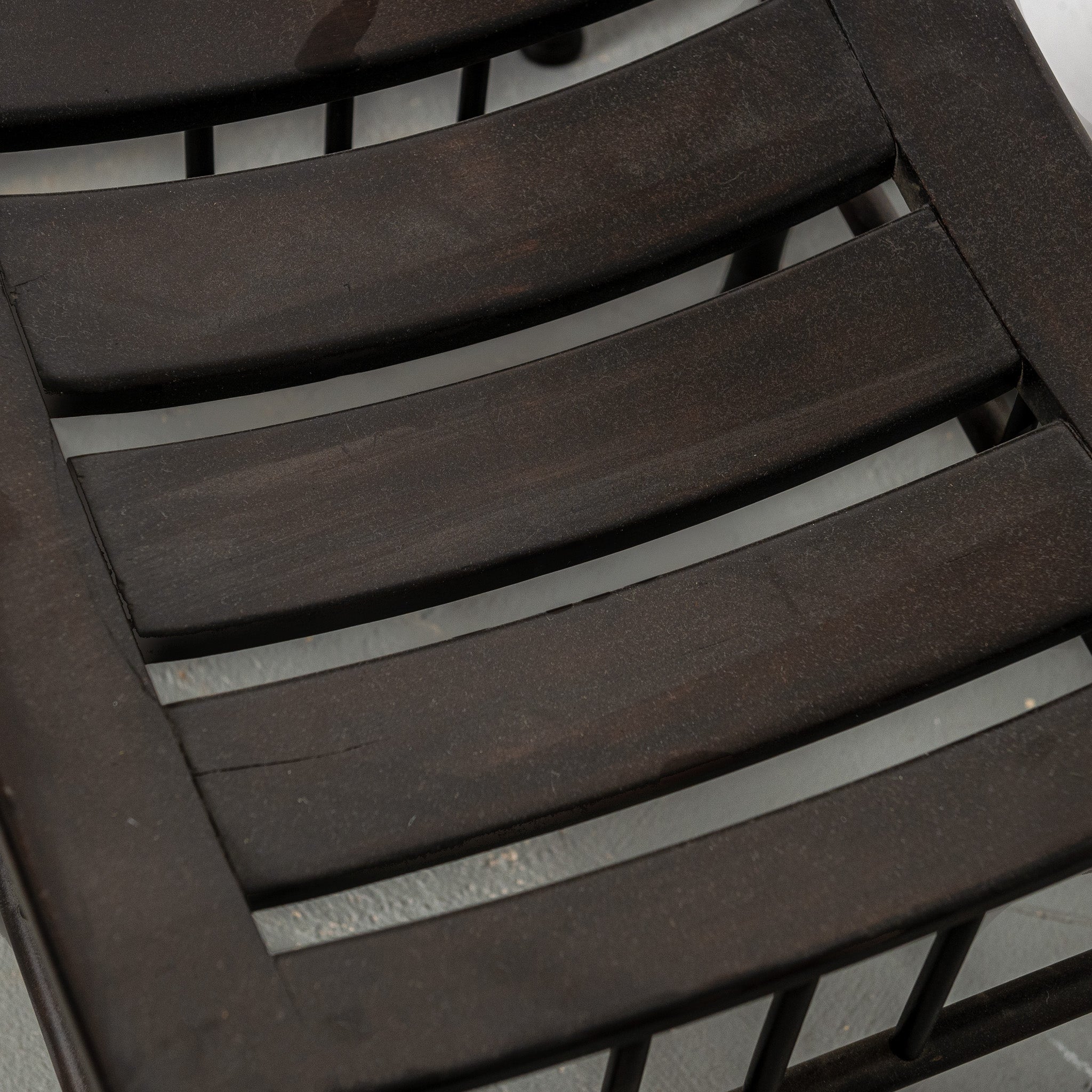 Pair of early 20th century English ebonized Thebes stools