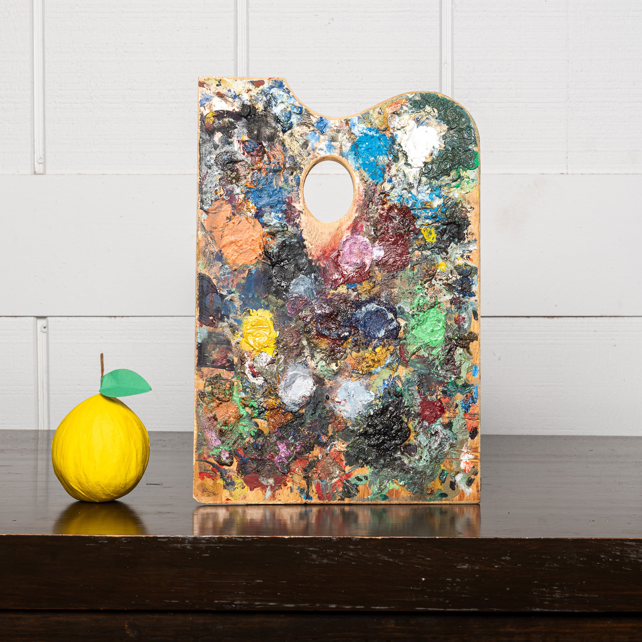 Early 20th Century Painted Artist Painter’s Palette