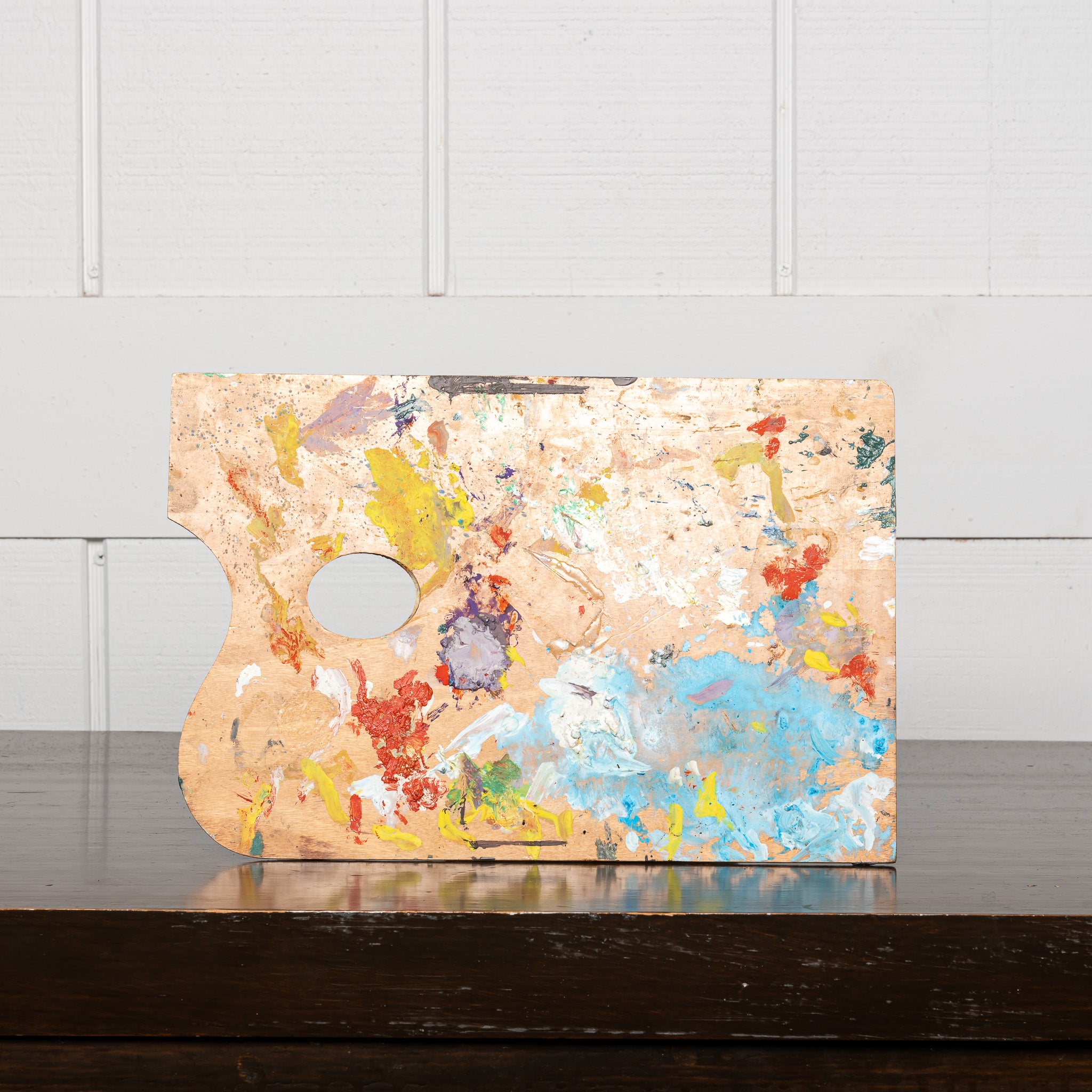 Early 20th Century Painted Artist Painter’s Palette