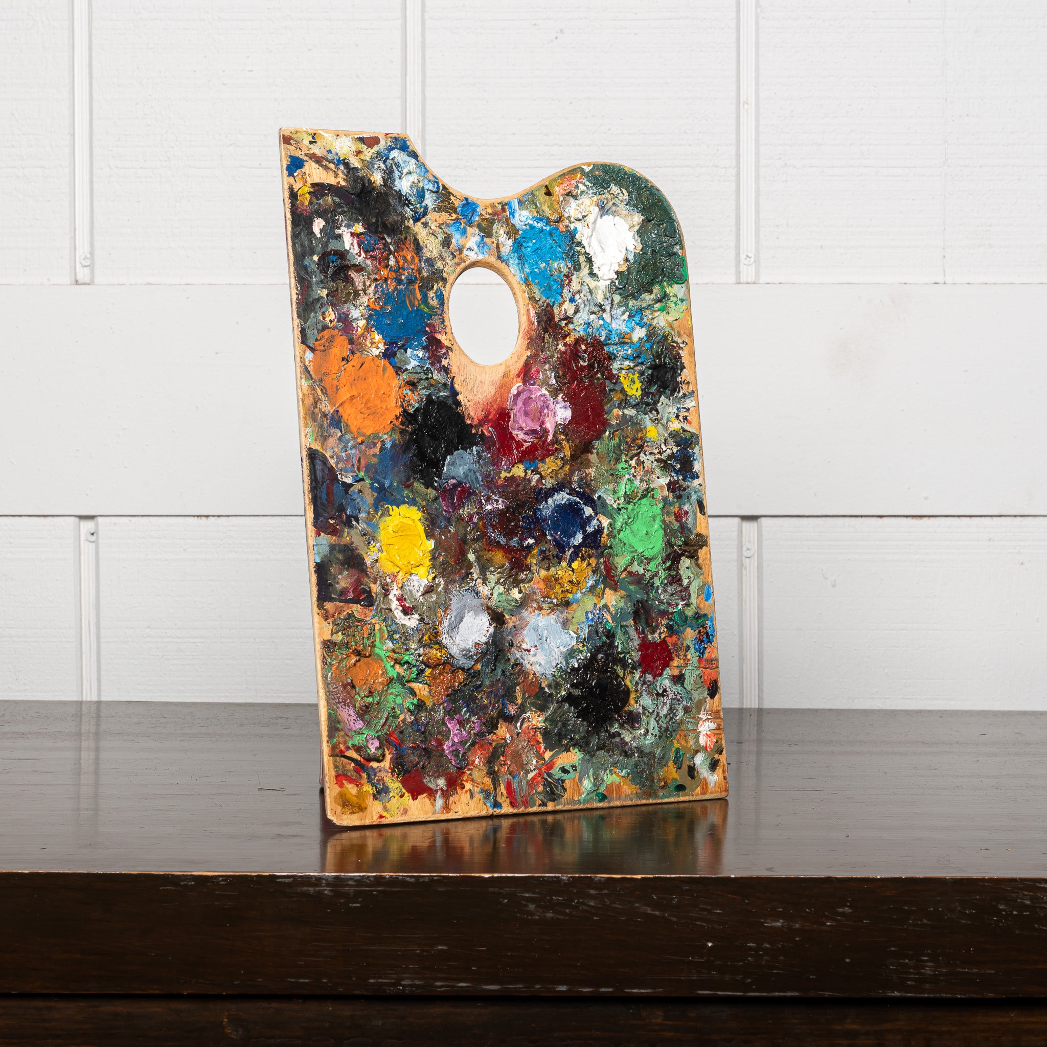 Early 20th Century Painted Artist Painter’s Palette