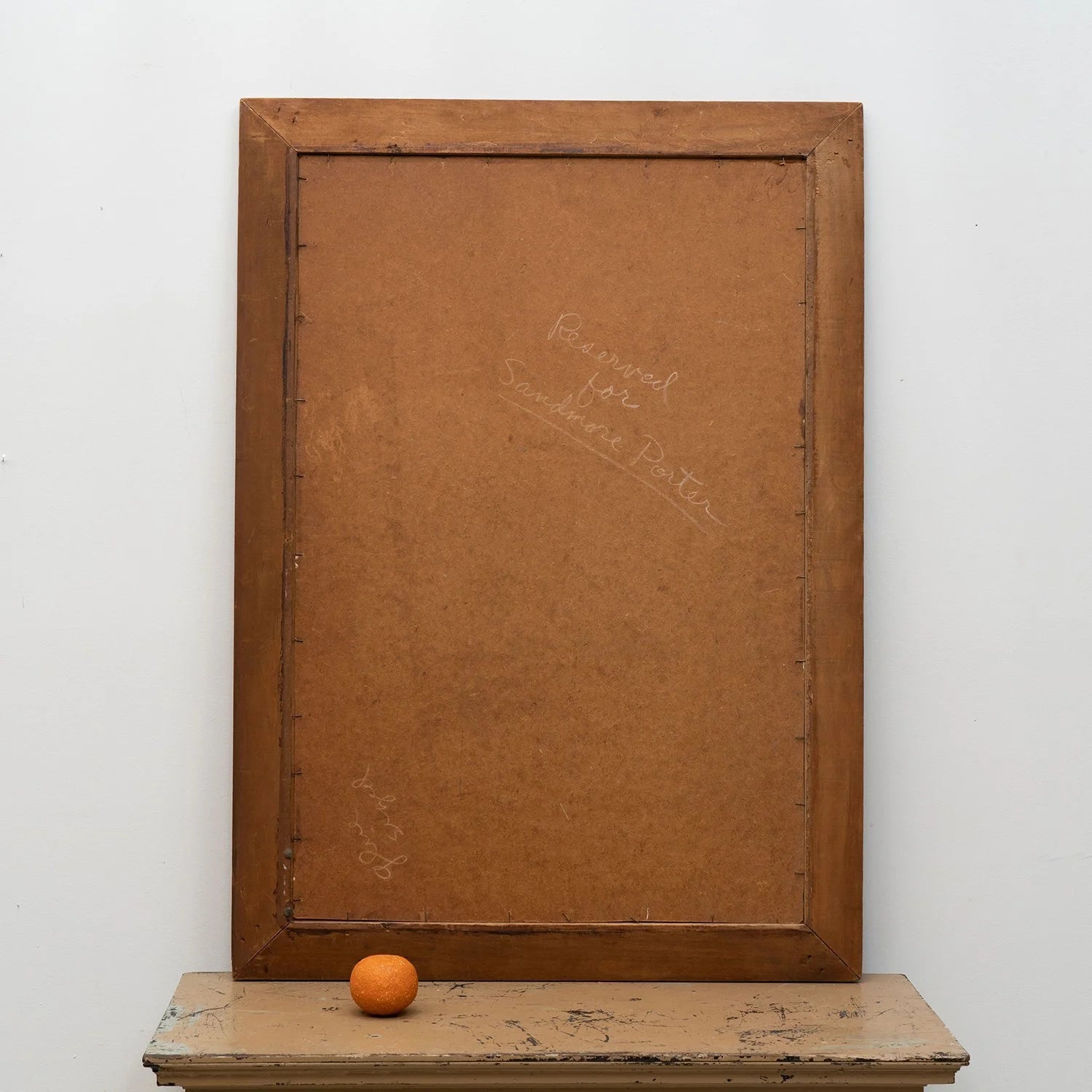 LARGE FRAMED OIL ON BOARD OF BOXERS