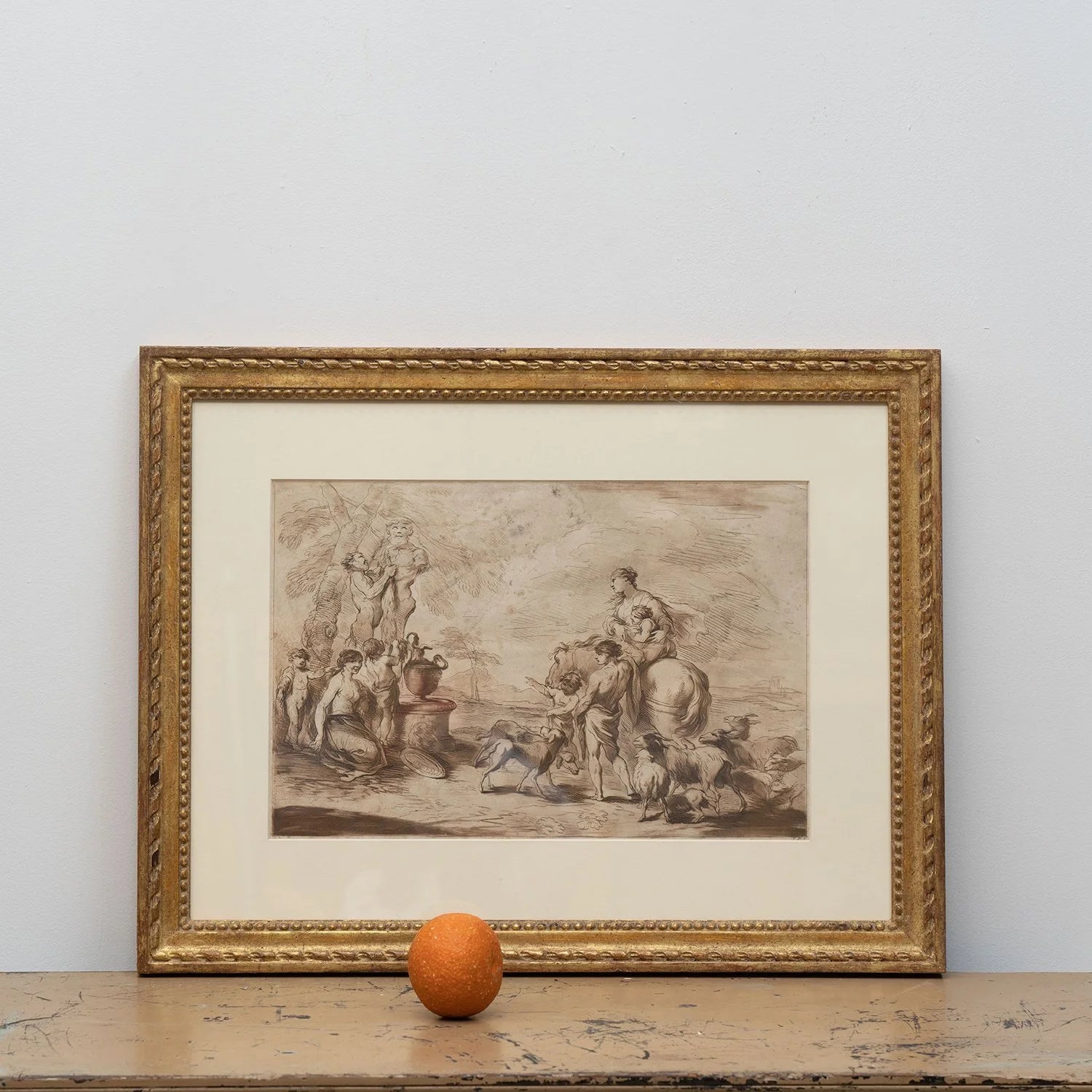 18TH CENTURY ETCHING BY FRANCESCO BARTOLOZZI I