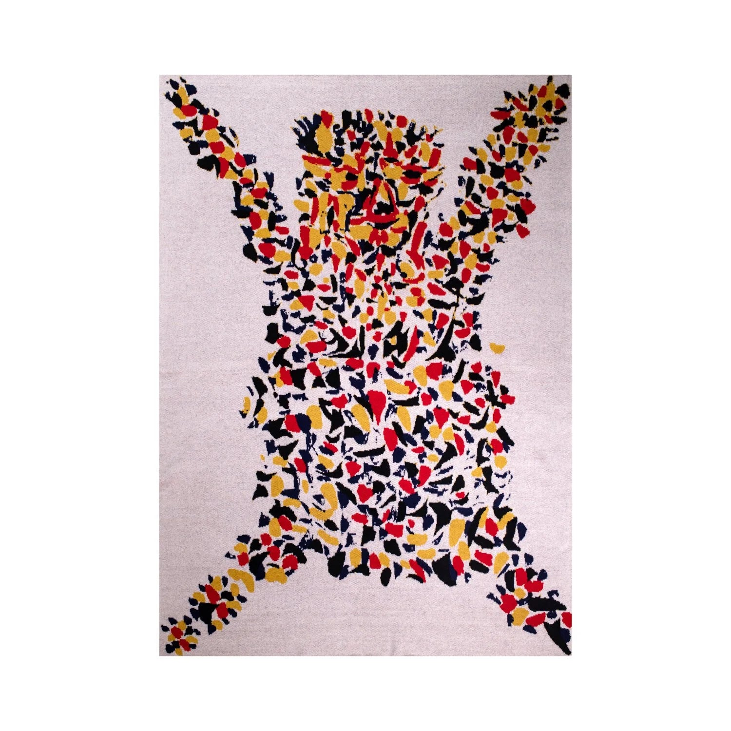 ABSTRACT "BEAR RUG"
