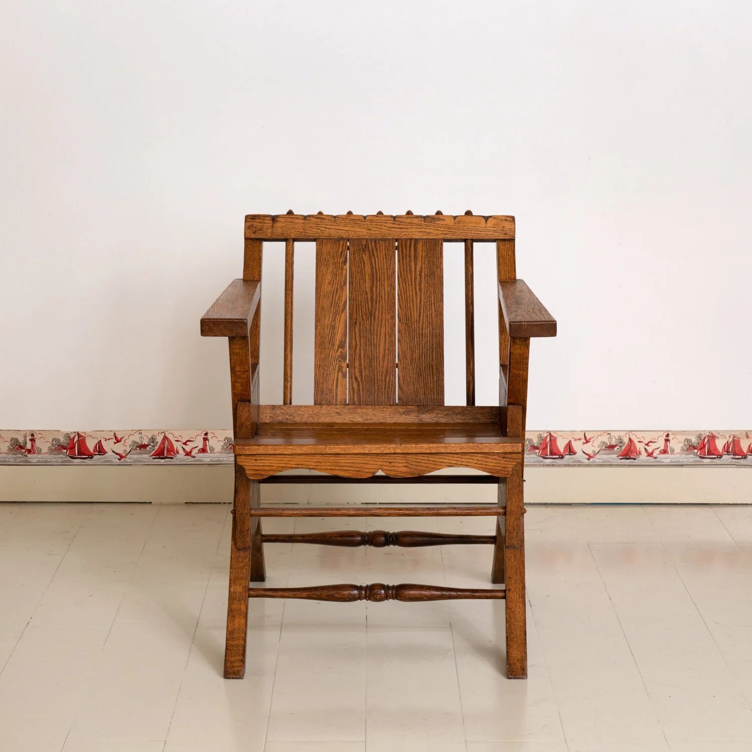 AESTHETIC MOVEMENT DECK CHAIR
