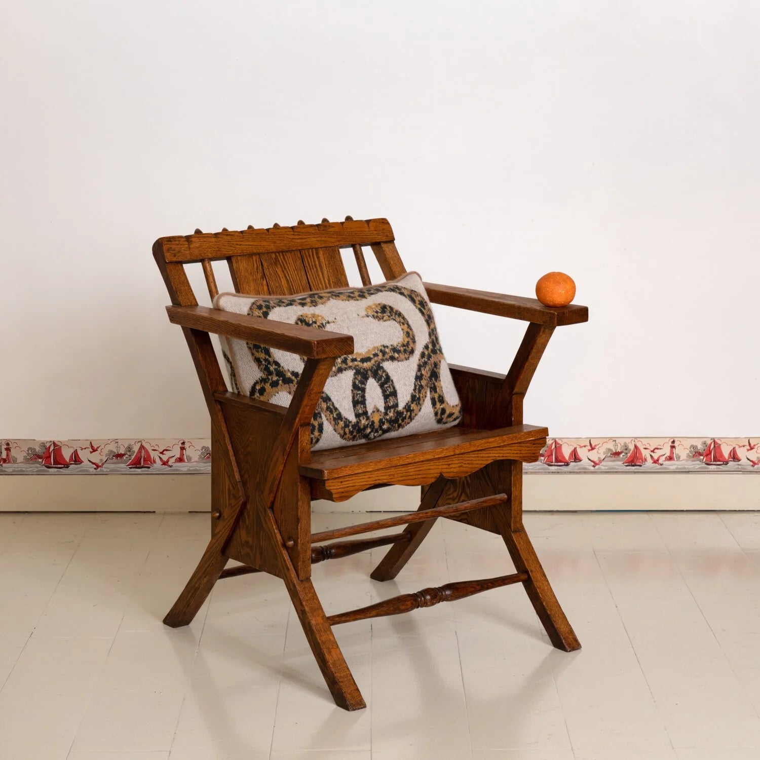 AESTHETIC MOVEMENT DECK CHAIR