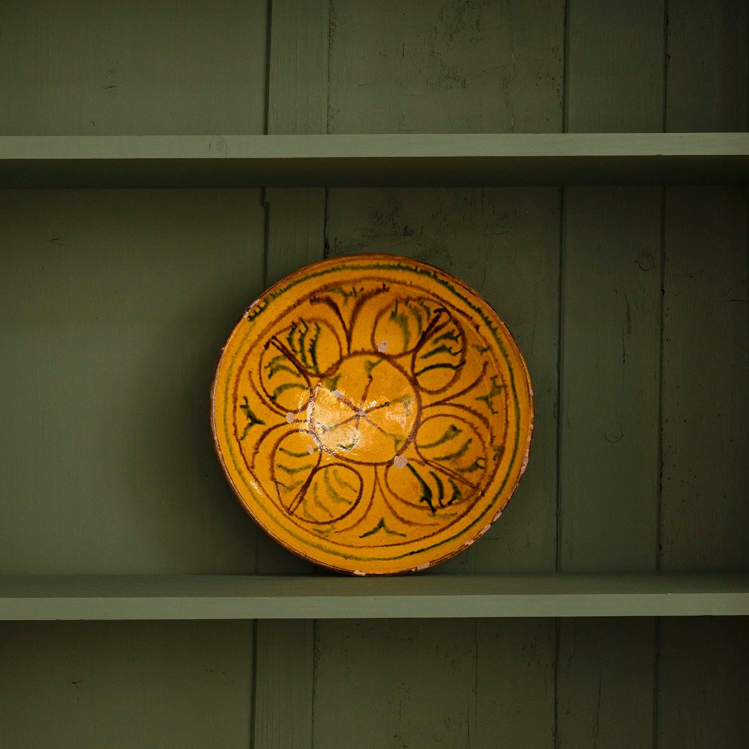 ANATOLIAN YELLOW DECORATED BOWL
