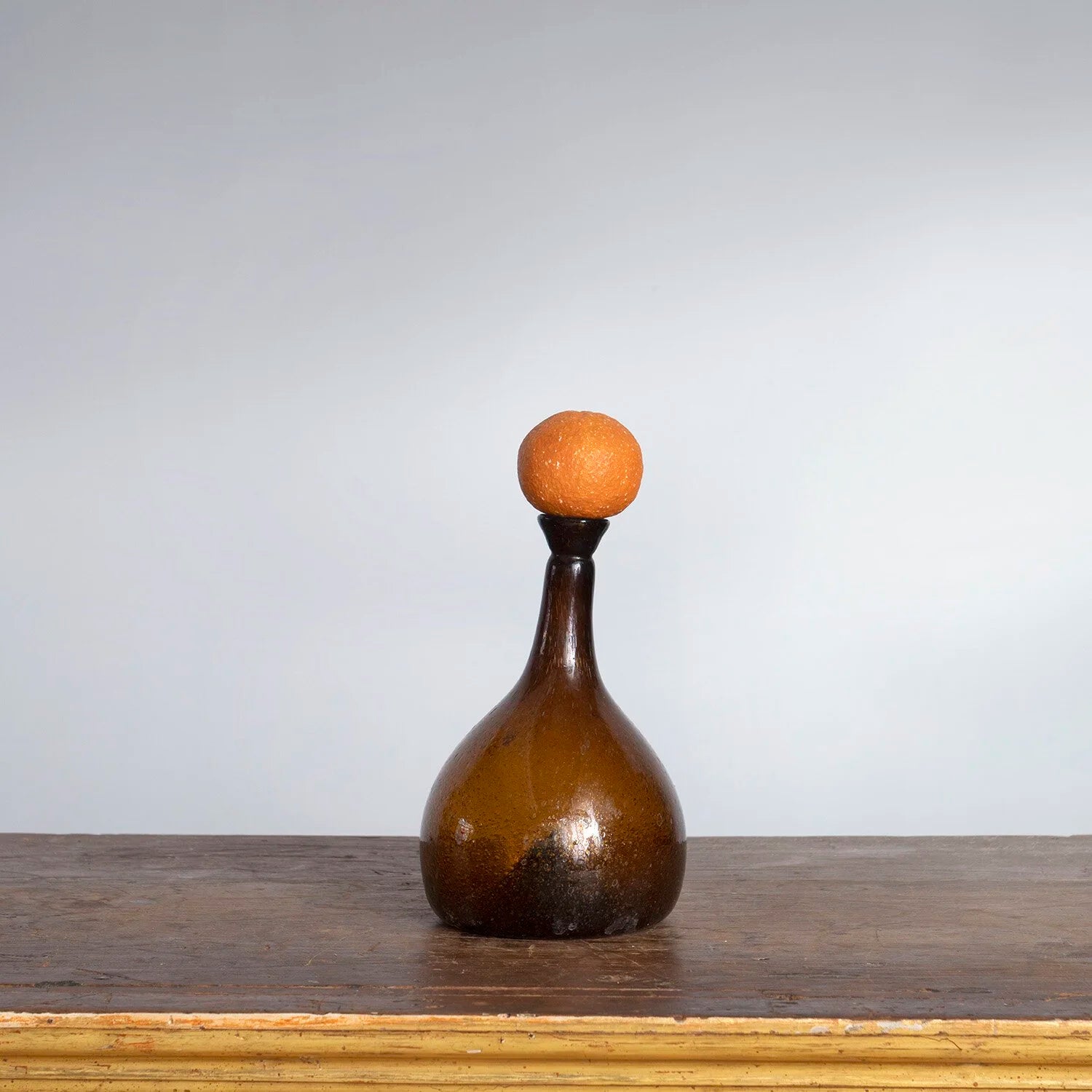 BLOWN GLASS BOTTLE