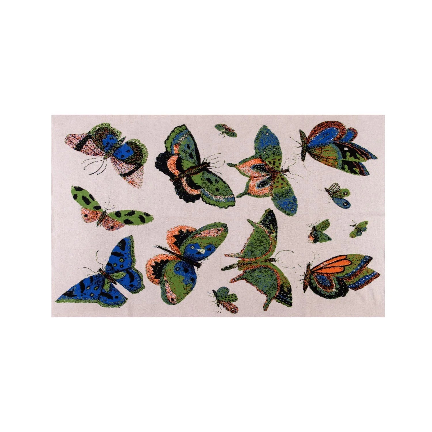 "Butterfly Study" Cashmere Blanket