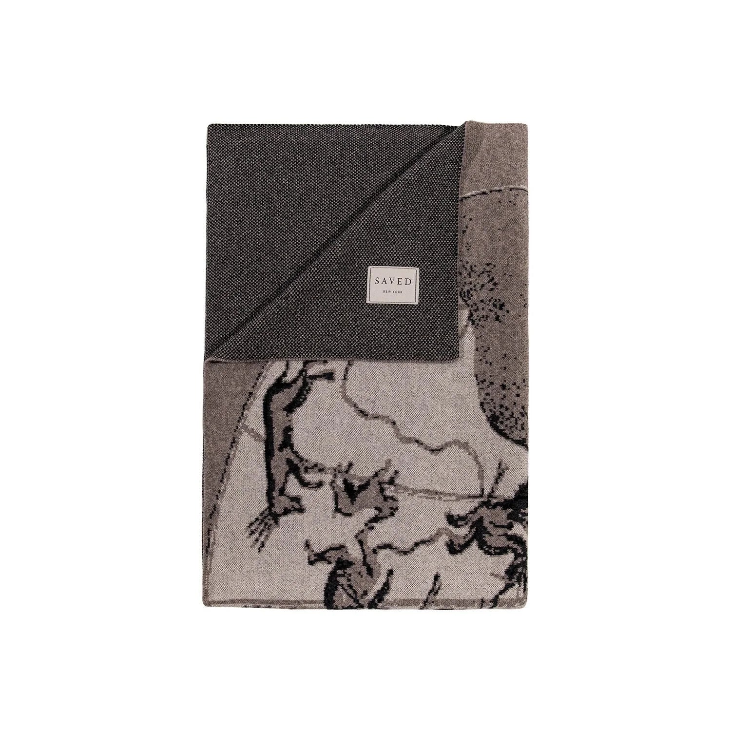 CELESTIAL GLOBE Cashmere Blanket