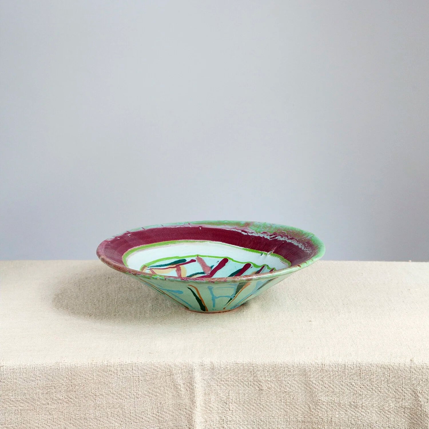 MIDCENTURY STUDIO POTTERY BOWL I