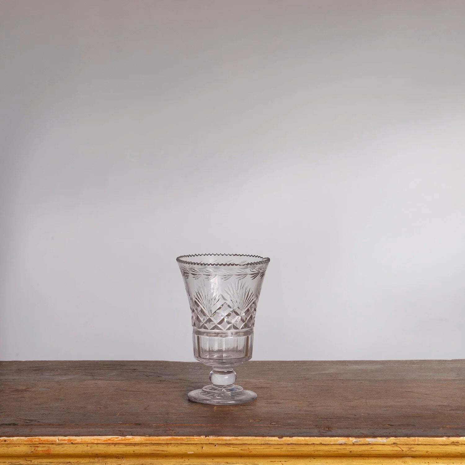 CRYSTAL CELERY VASE