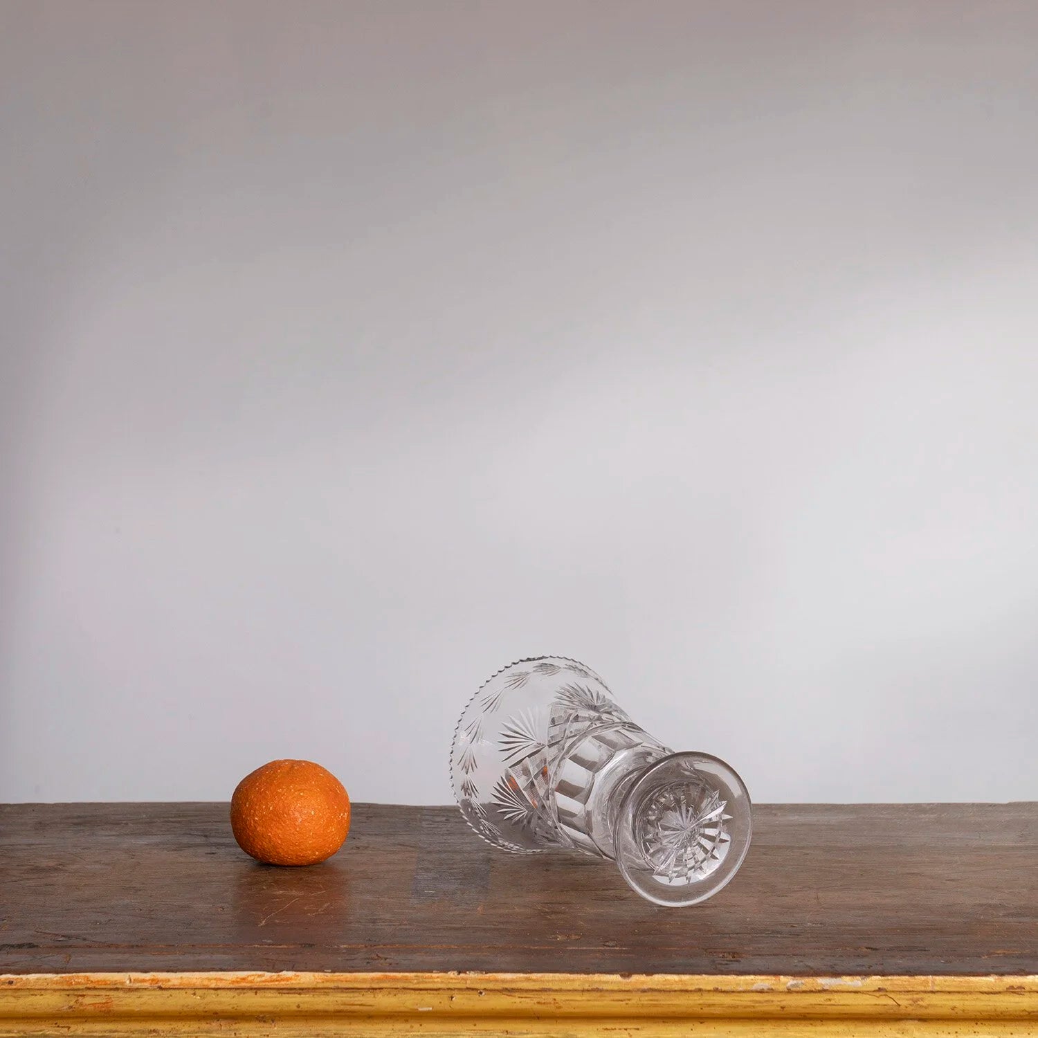 CRYSTAL CELERY VASE