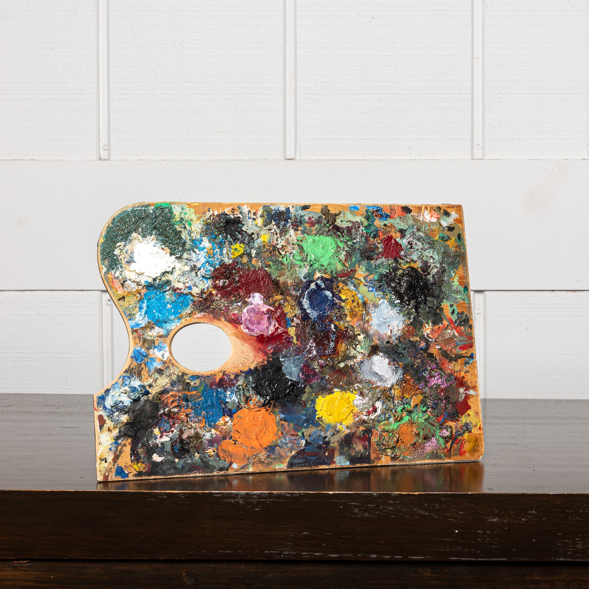 Early 20th Century Painted Artist Painter’s Palette