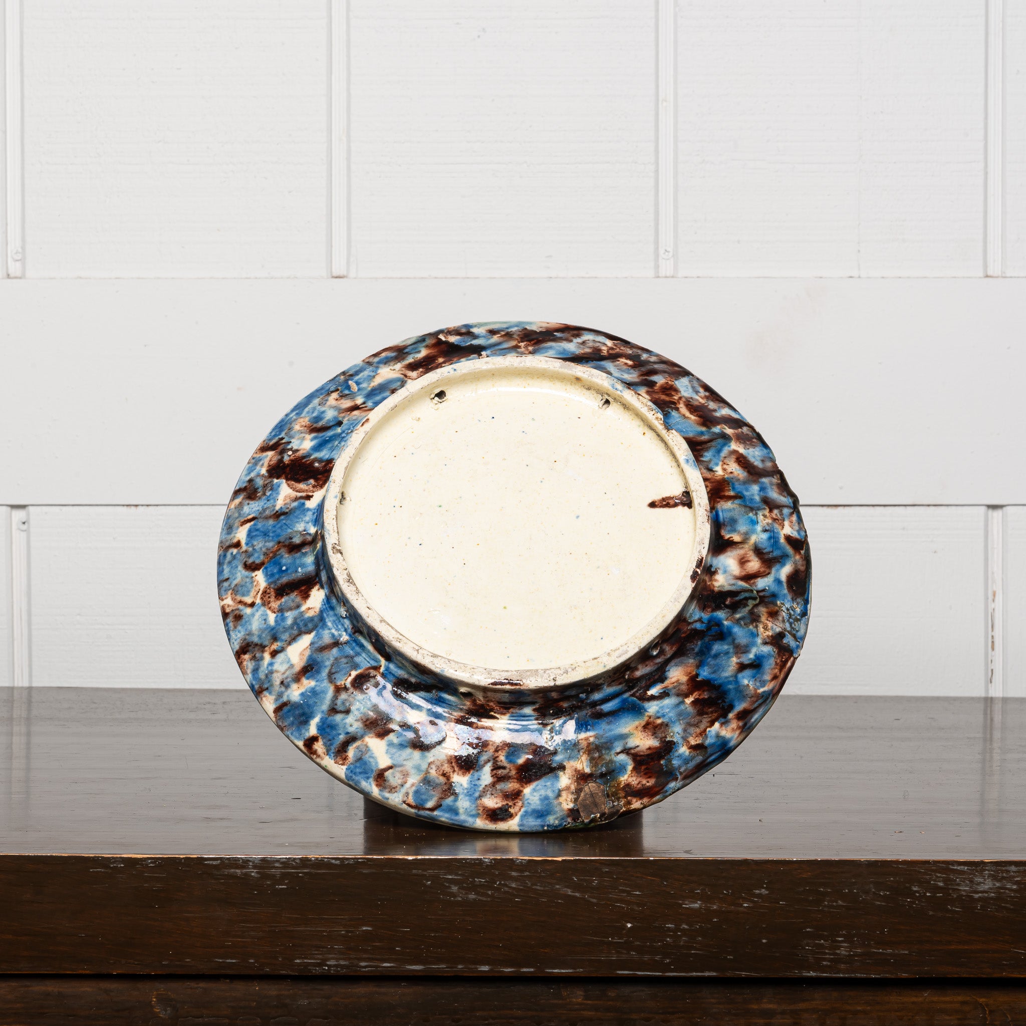 Palissy Ware French Ceramic Plate, 19th Century