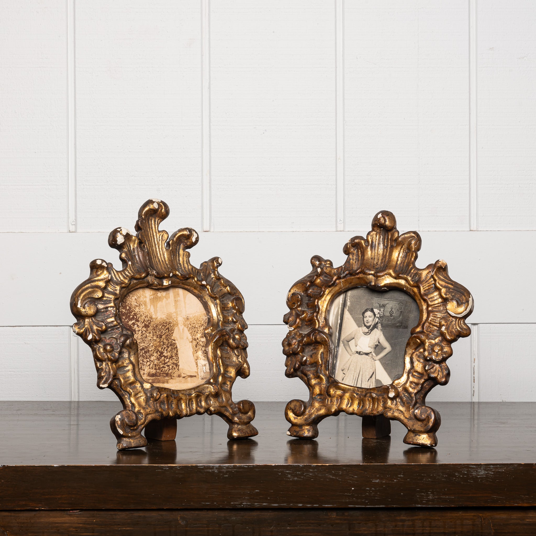18th Century Giltwood Relic Frames