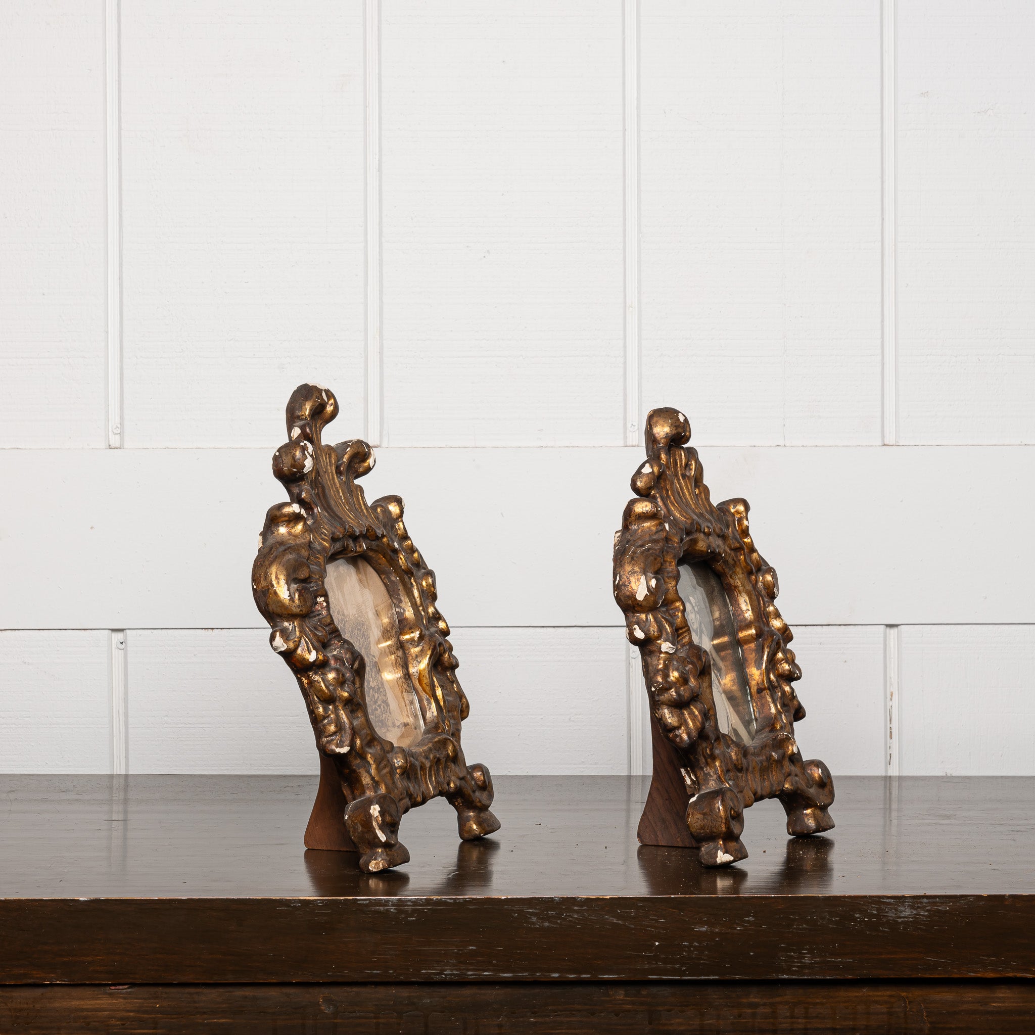 18th Century Giltwood Relic Frames