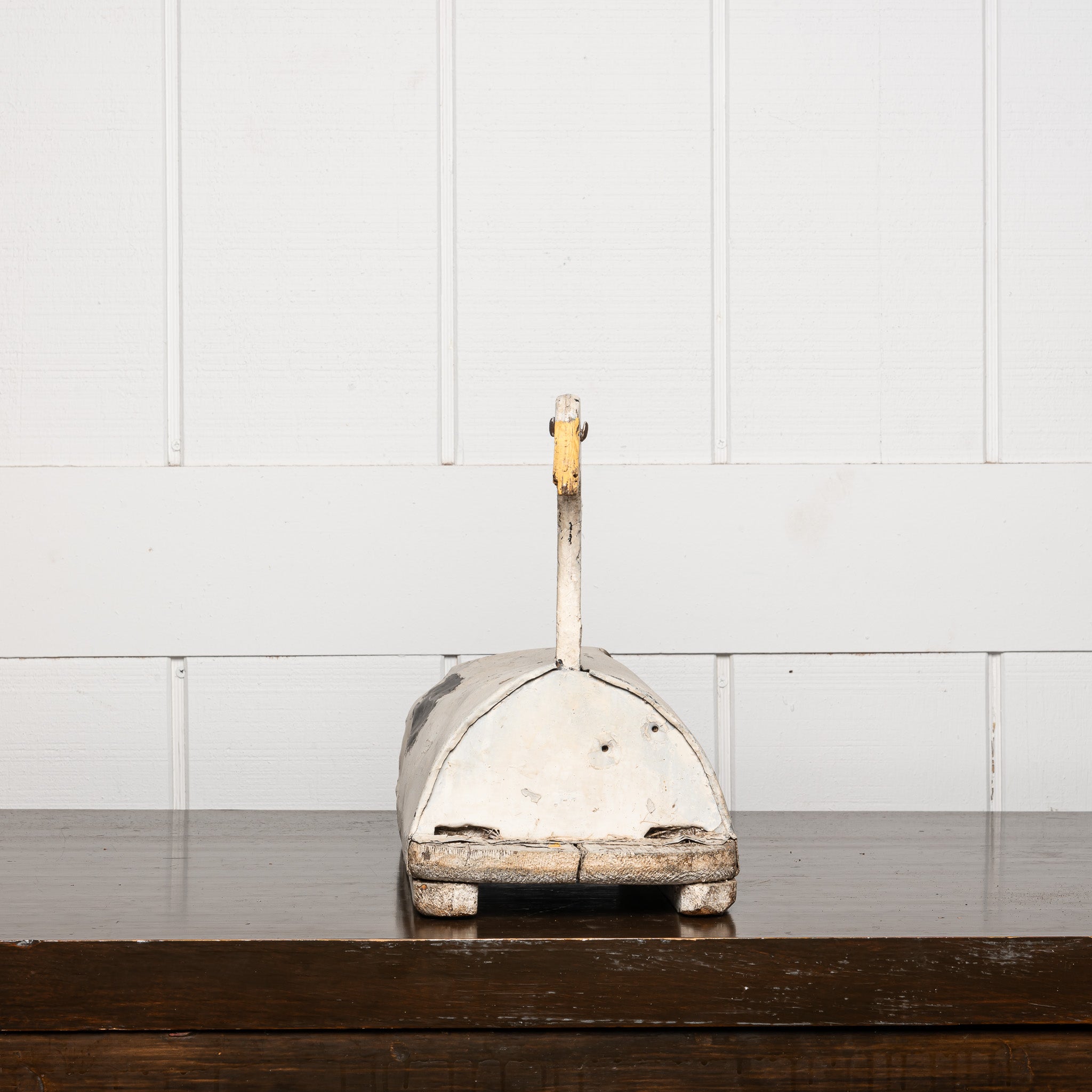 Vintage Duck Decoy Sculpture in Wood and Tin