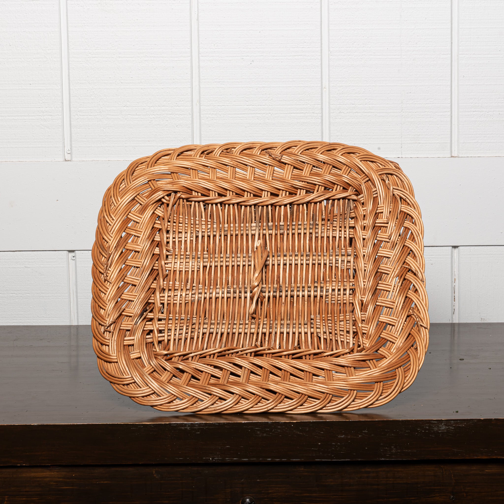 French Rattan Trompe L'Oeil Sculpture Decorative Object