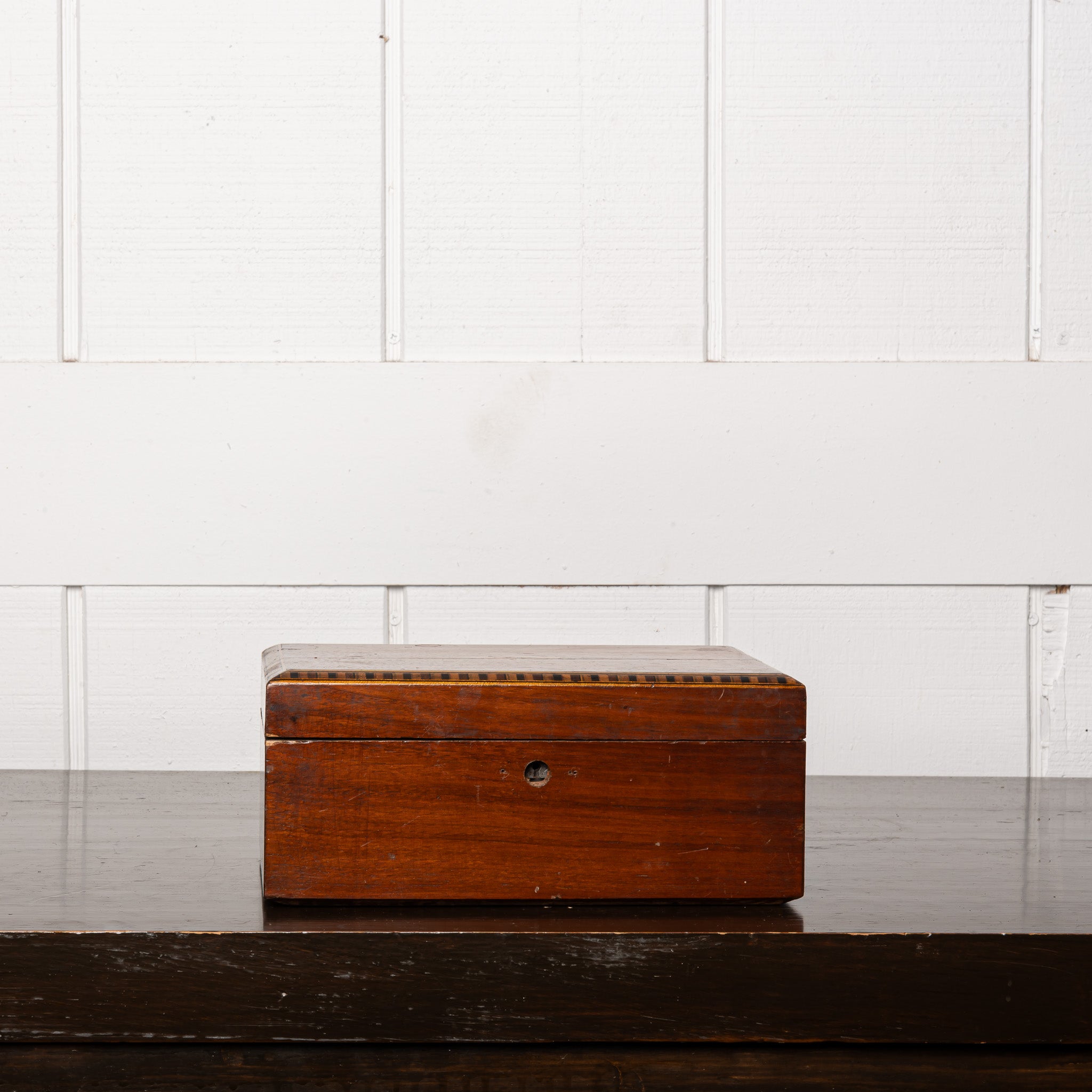 19th Century American Inlaid Folk Art Box