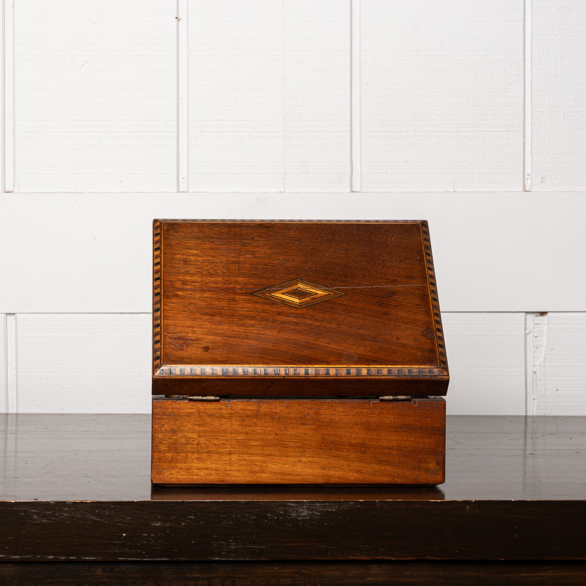 19th Century American Inlaid Folk Art Box