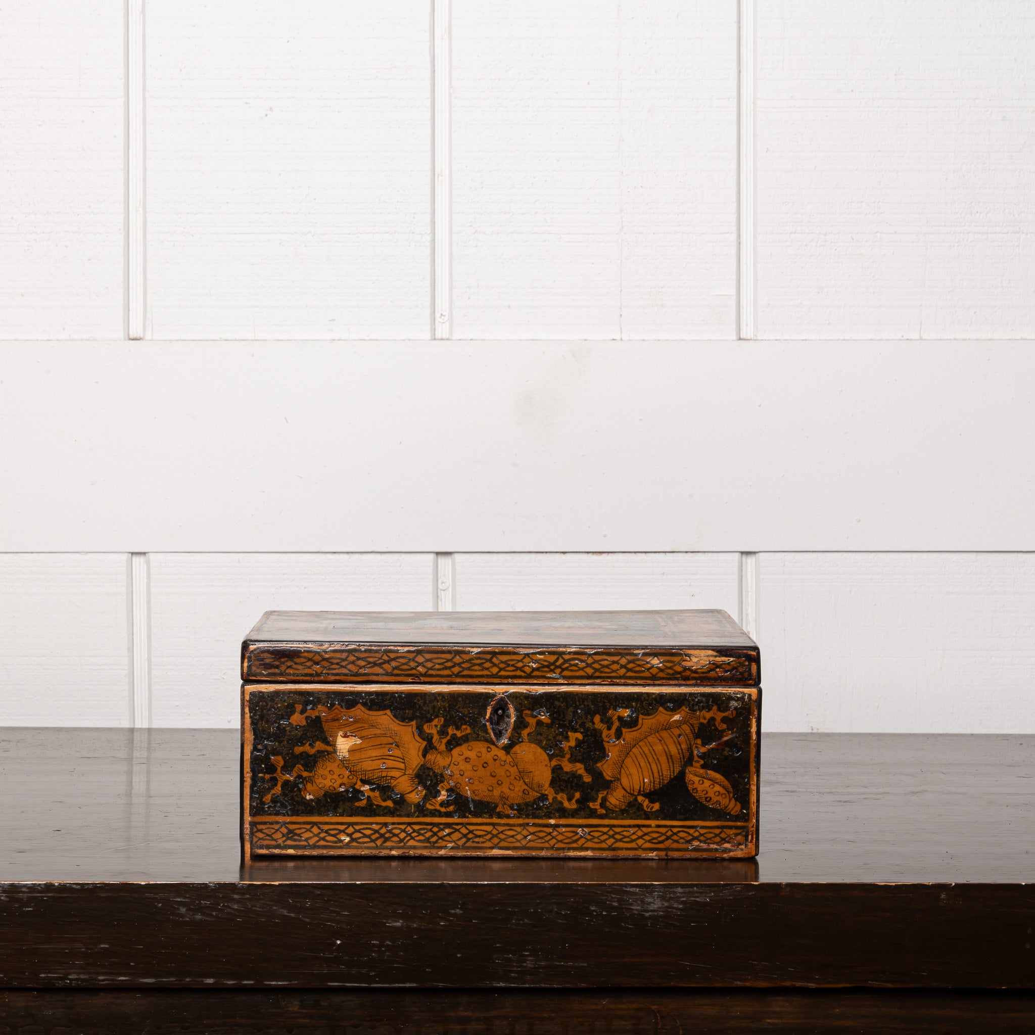 19th Century English Penwork Box