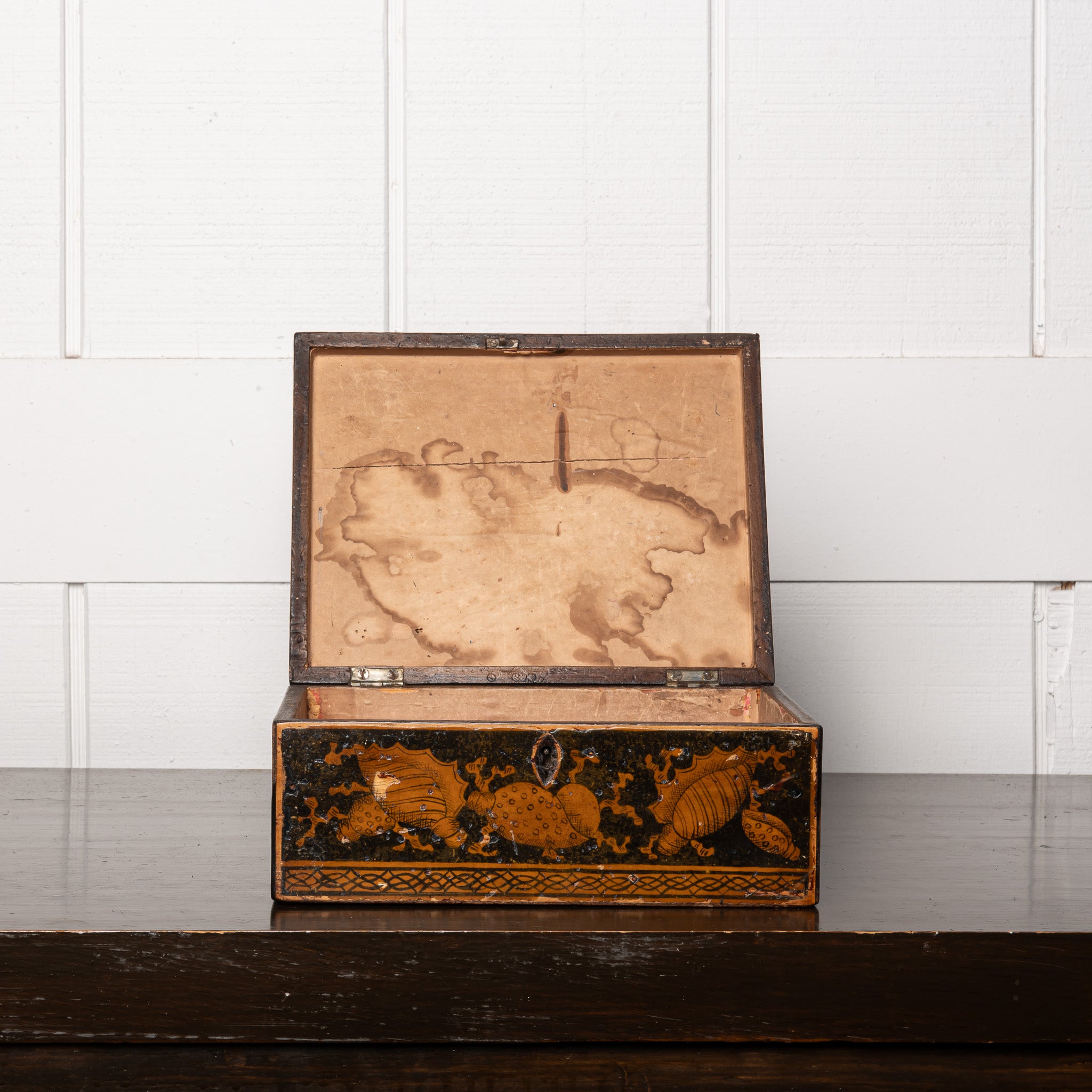 19th Century English Penwork Box