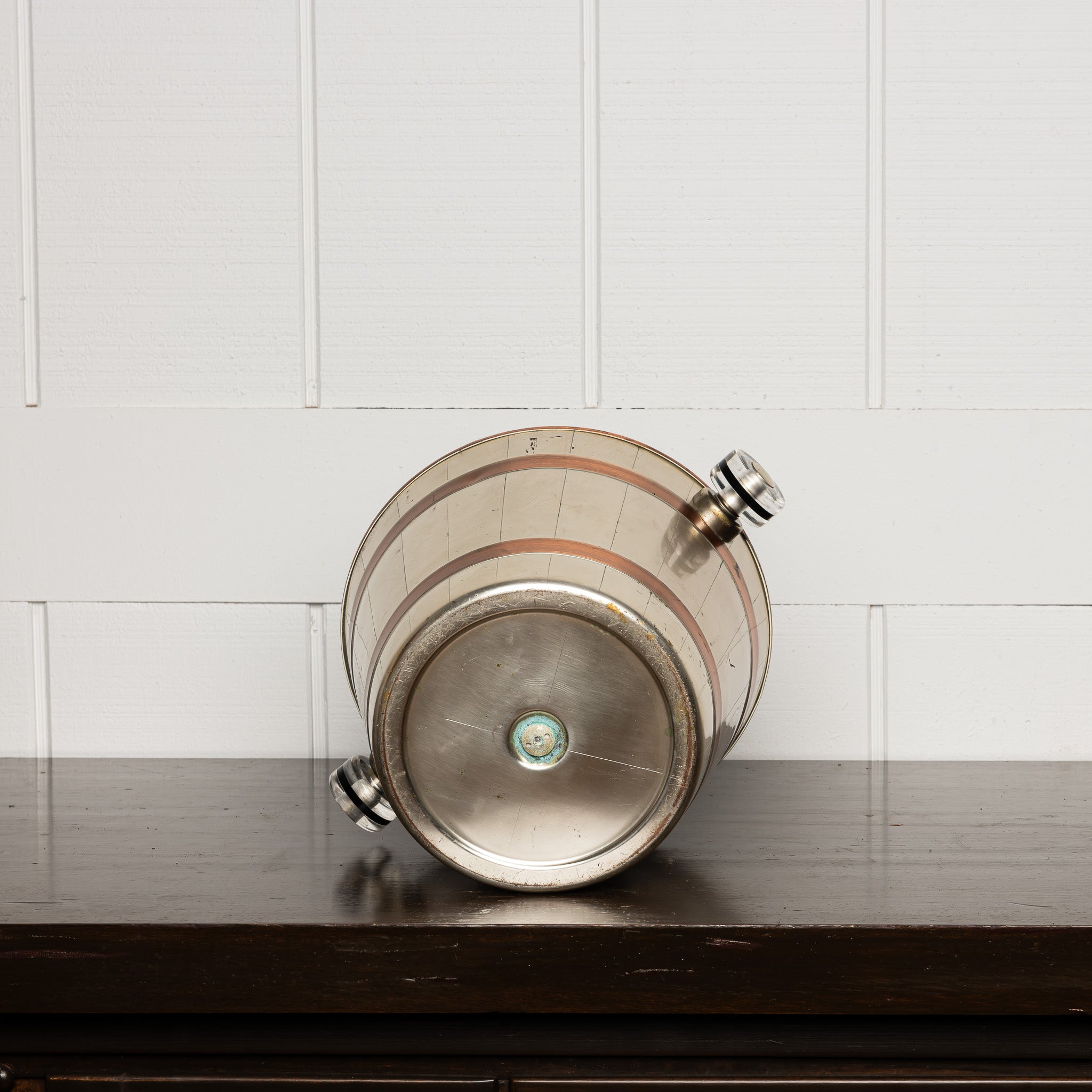 Vintage Italian Copper Wine Cooler or Champagne Bucket