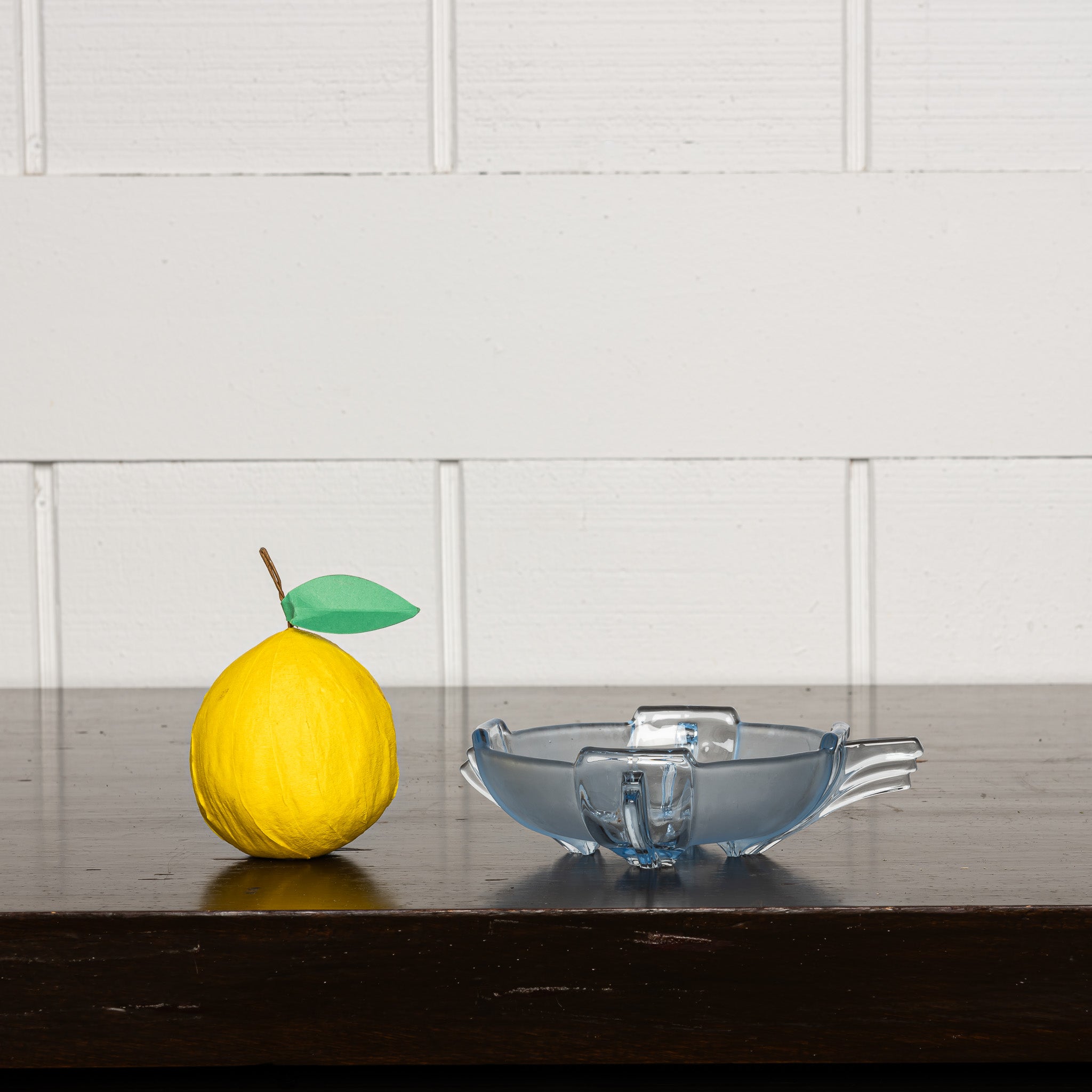 Set of Italian Pressed‑Glass Art Deco Nut Dishes