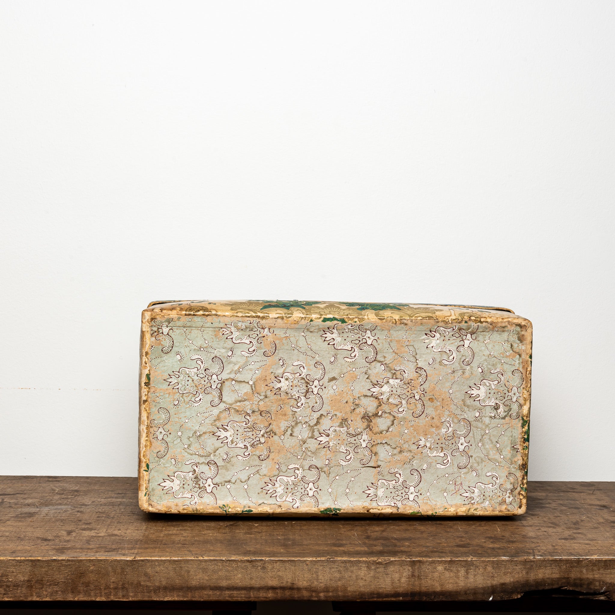 19th c. rectangular wallpaper box