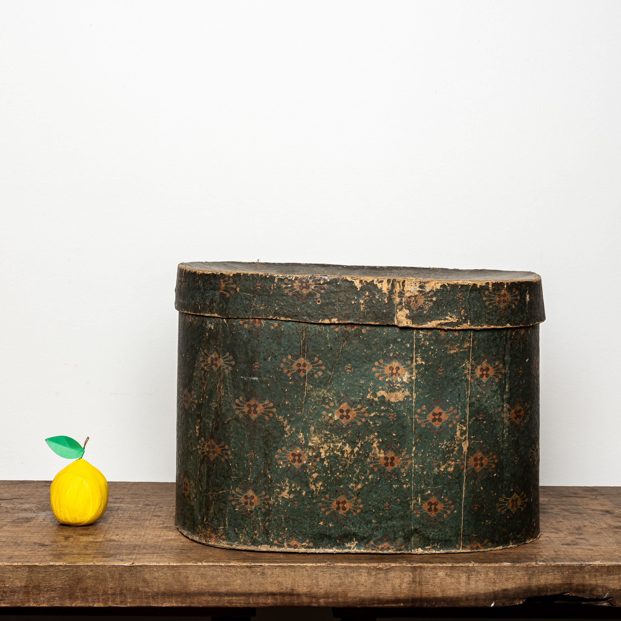 19th c. wallpaper box green