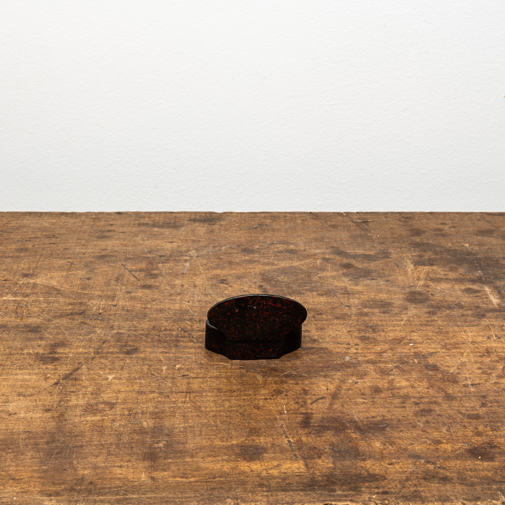 18th-Century English Paper-Mâché Shell-Form Snuff Box