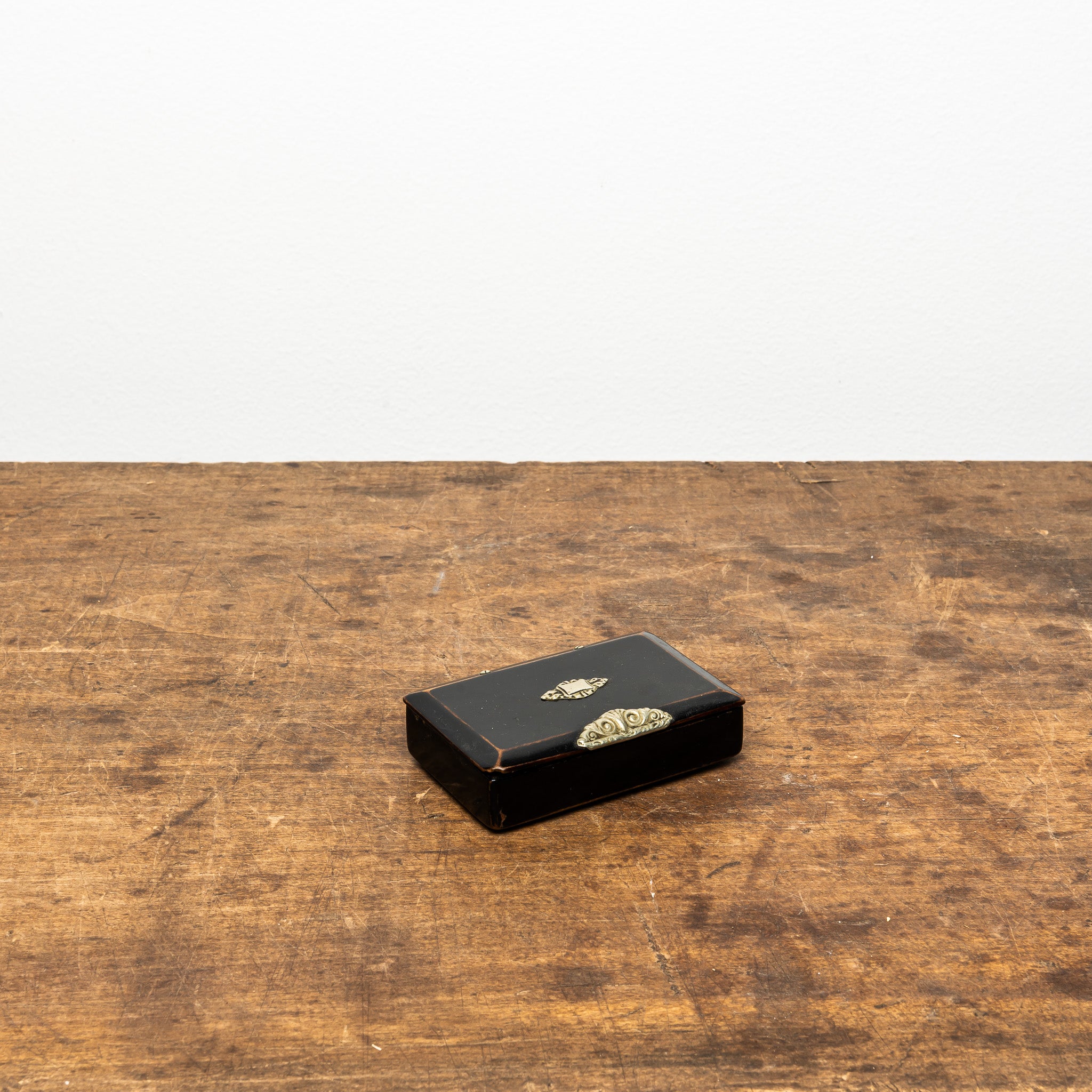 French Antique Papier‑Mâché Dish