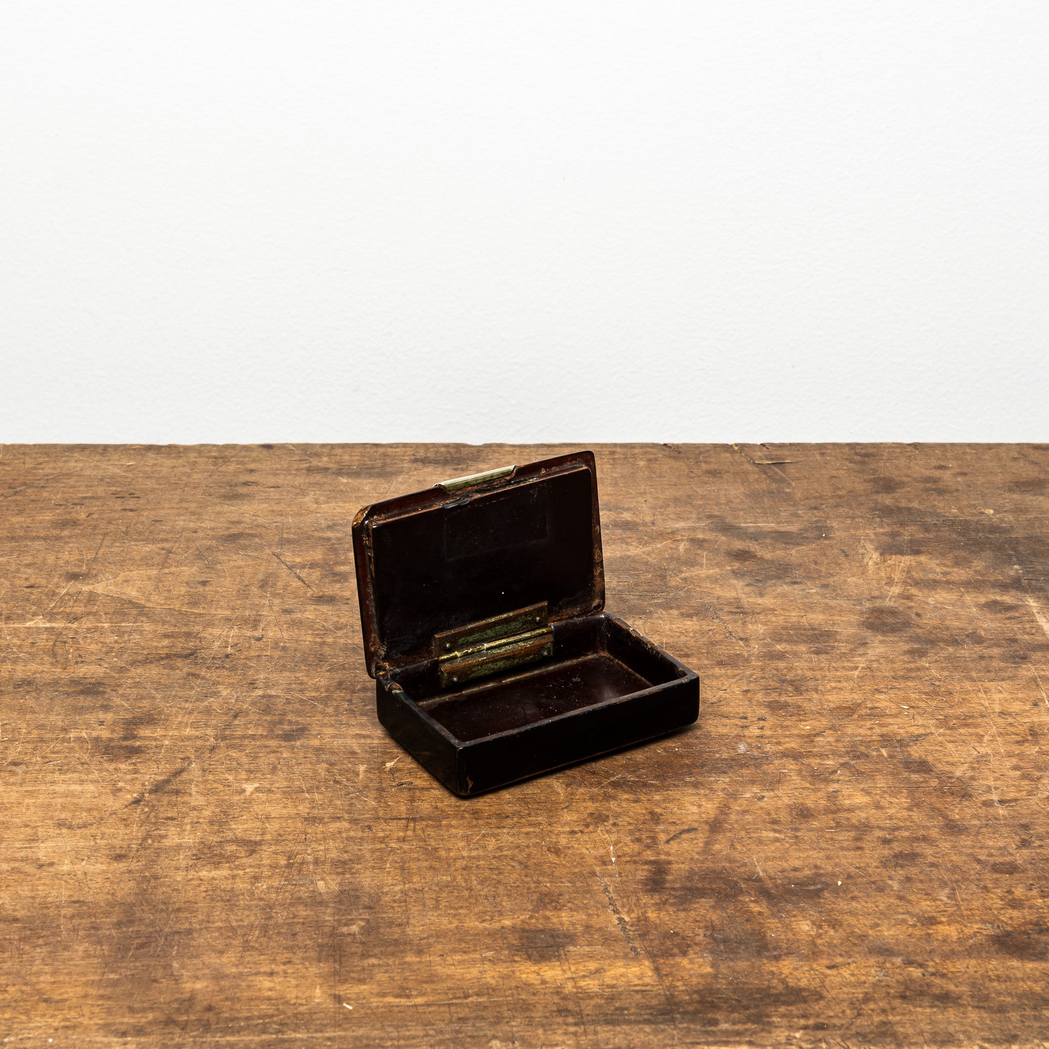 French Antique Papier‑Mâché Dish