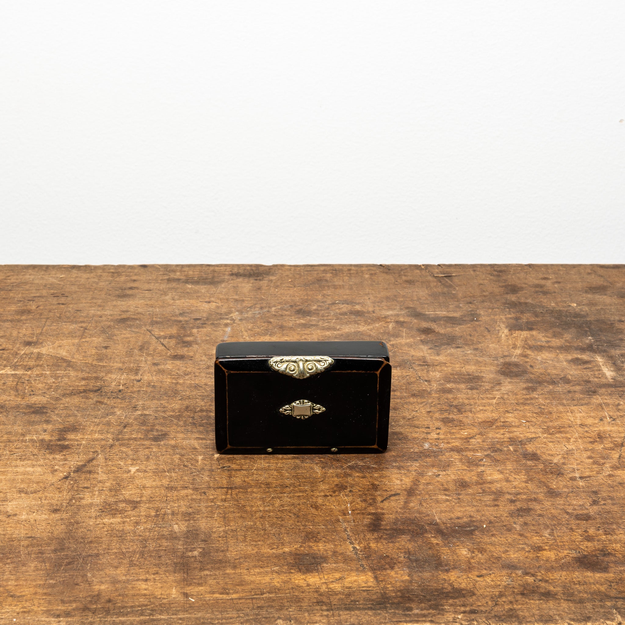 French Antique Papier‑Mâché Dish