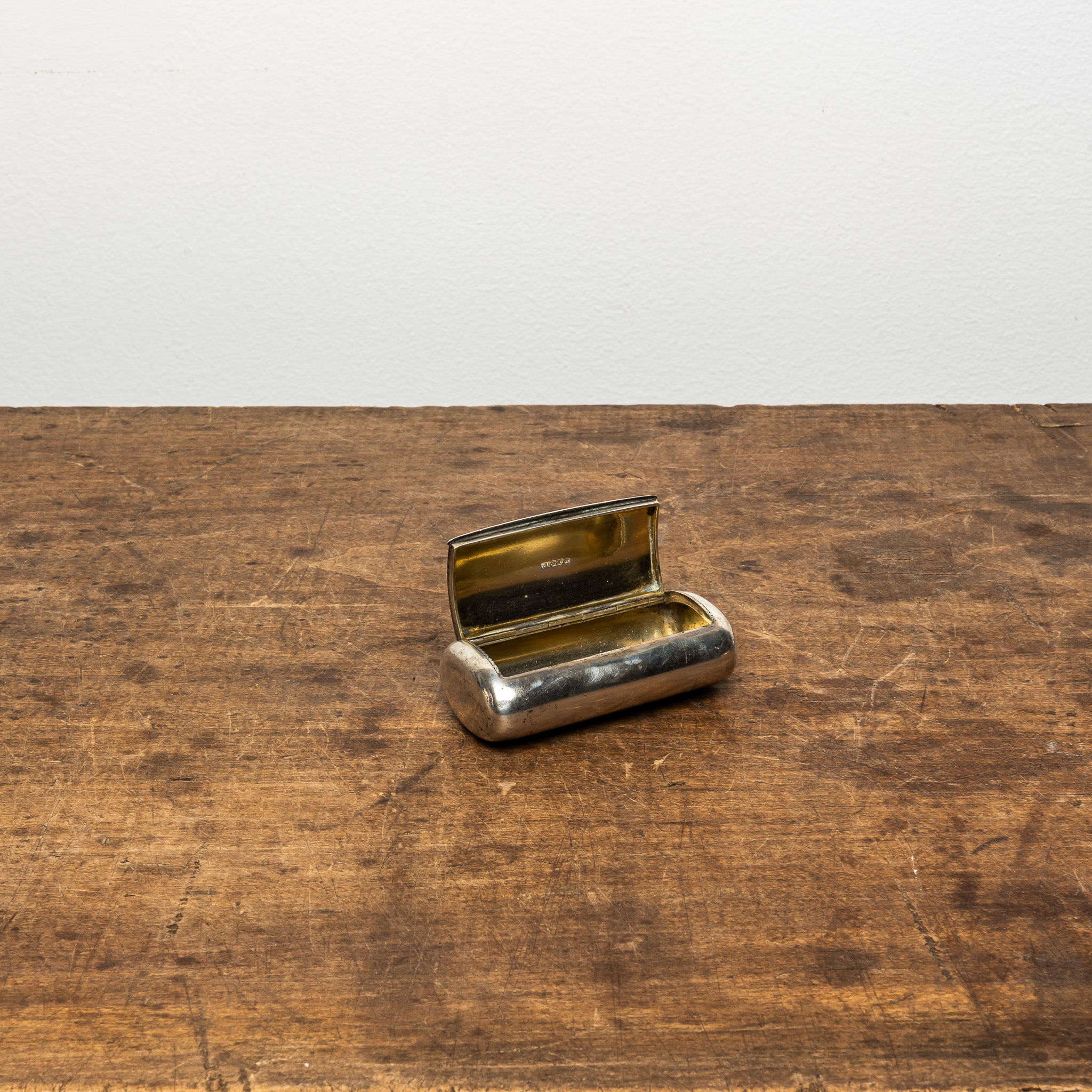 19th century Russian niello sterling silver snuff box