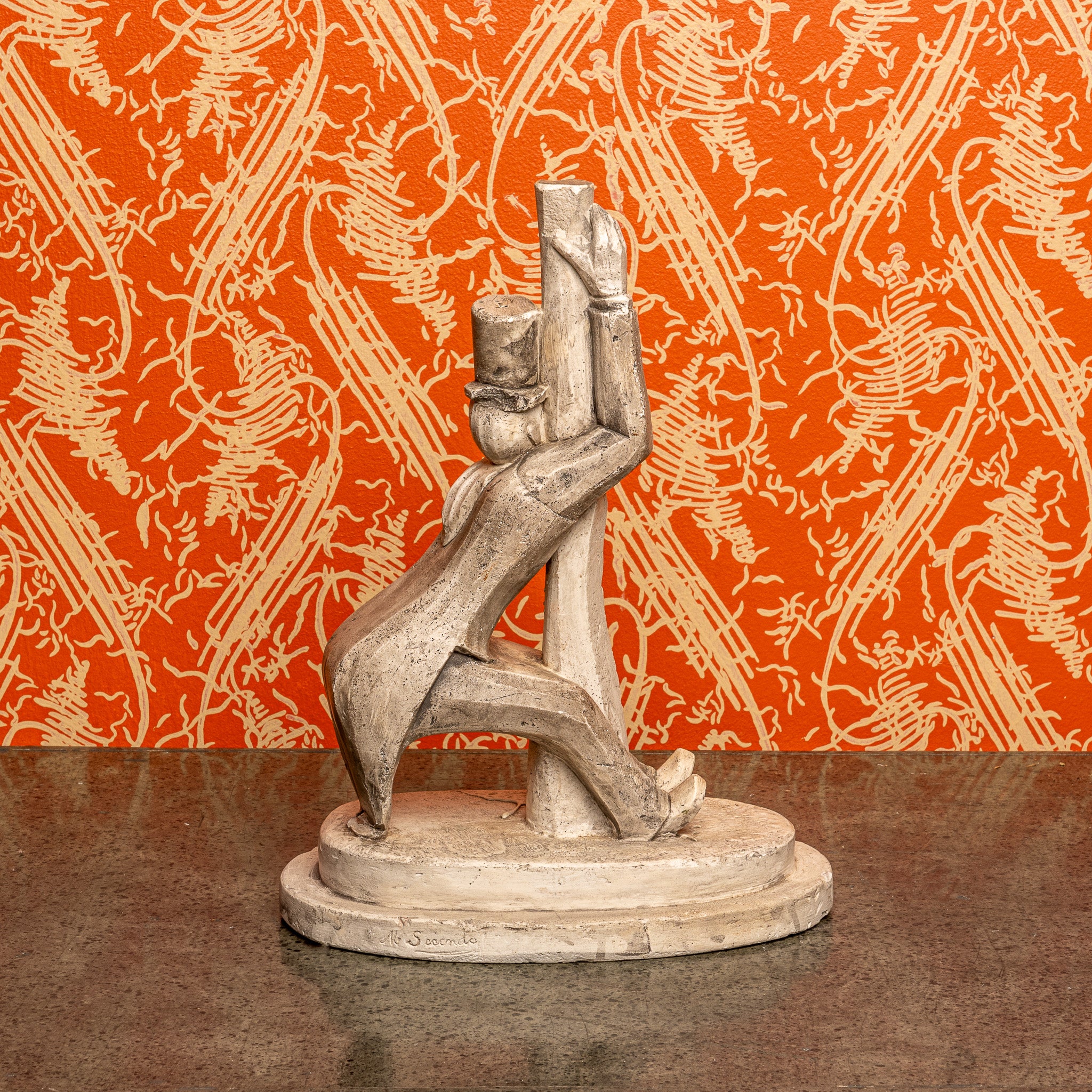 French Art Deco Plaster Sculpture Early 20th Century Plaster France