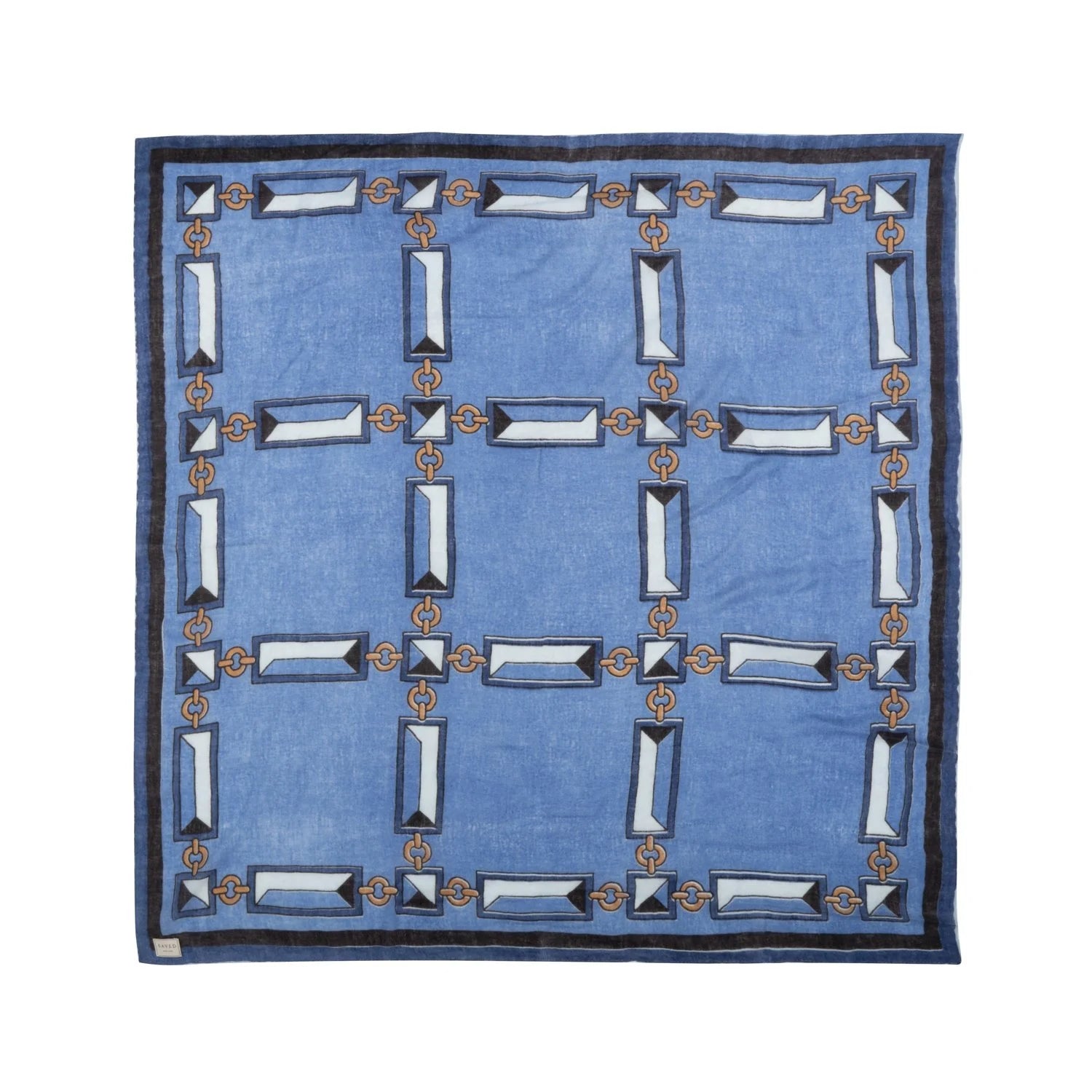 SAVED NY  x Damien Nicolas Roux "BRICKS & CHAINS" Cashmere Scarves