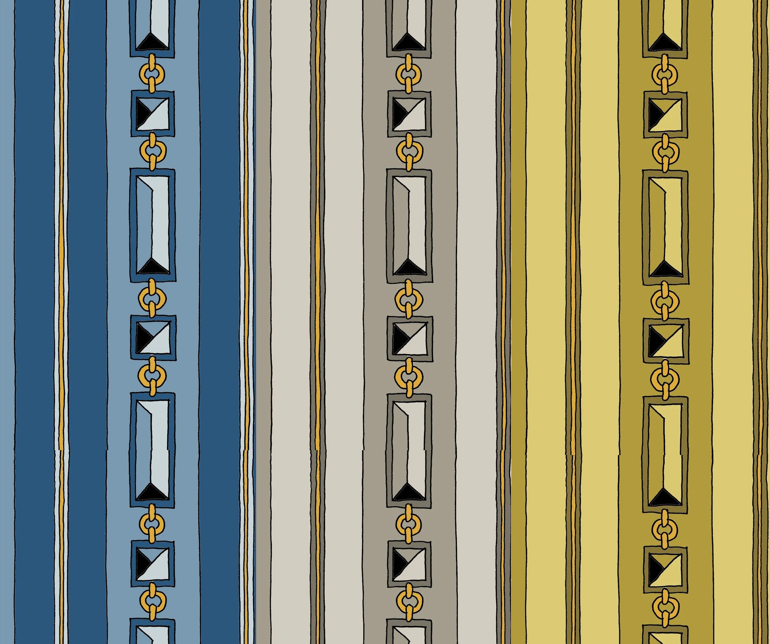 SAVED x Damien Nicolas Roux "Bricks & Chains" Wallpapers