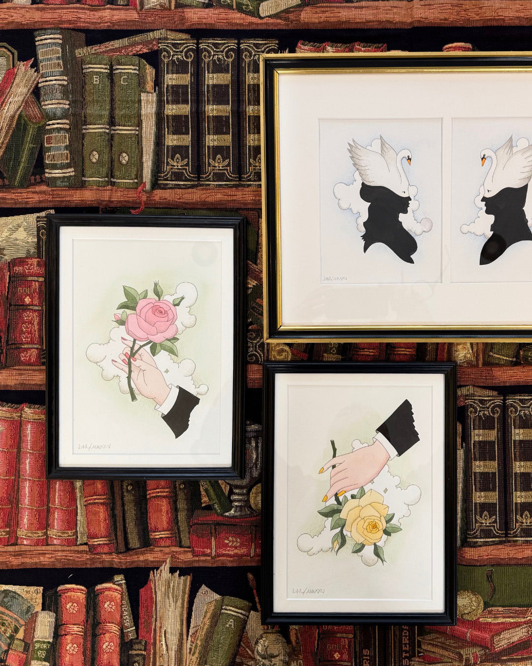 DAMIEN NICOLAS ROUX, "IN NUBIBUS, SWAN COUPLE" (2025)