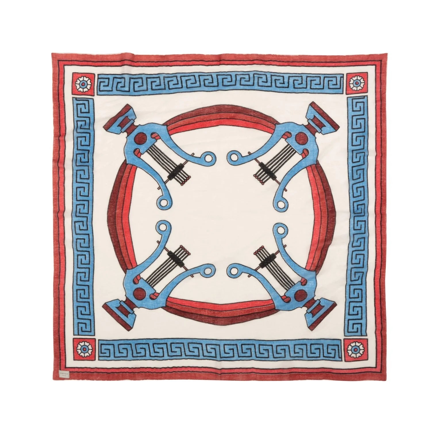 SAVED NY  x Damien Nicolas Roux "MUSE DRAPERIES" Cashmere Scarf