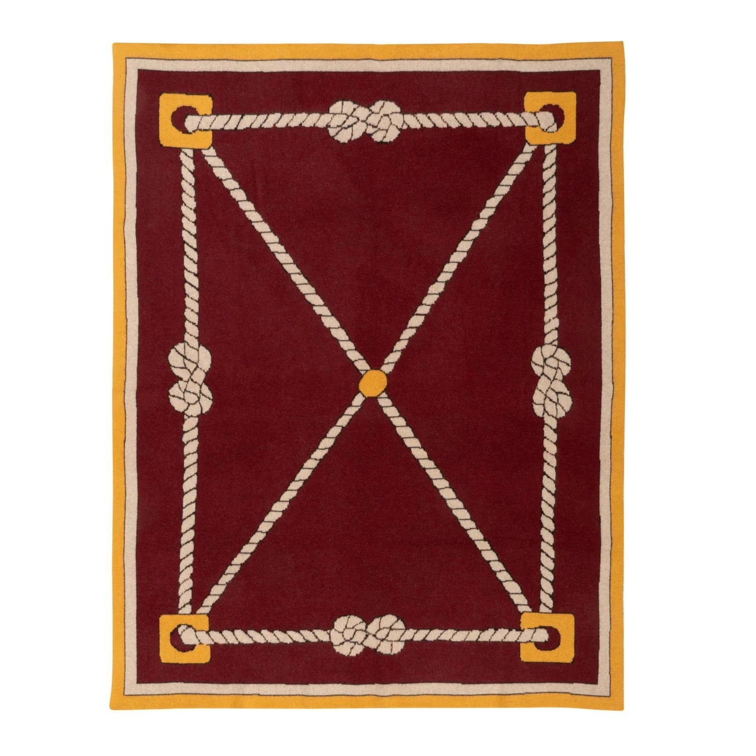 SAVED NY x Damien Nicolas Roux "ROPES & KNOTS" Cashmere Blankets