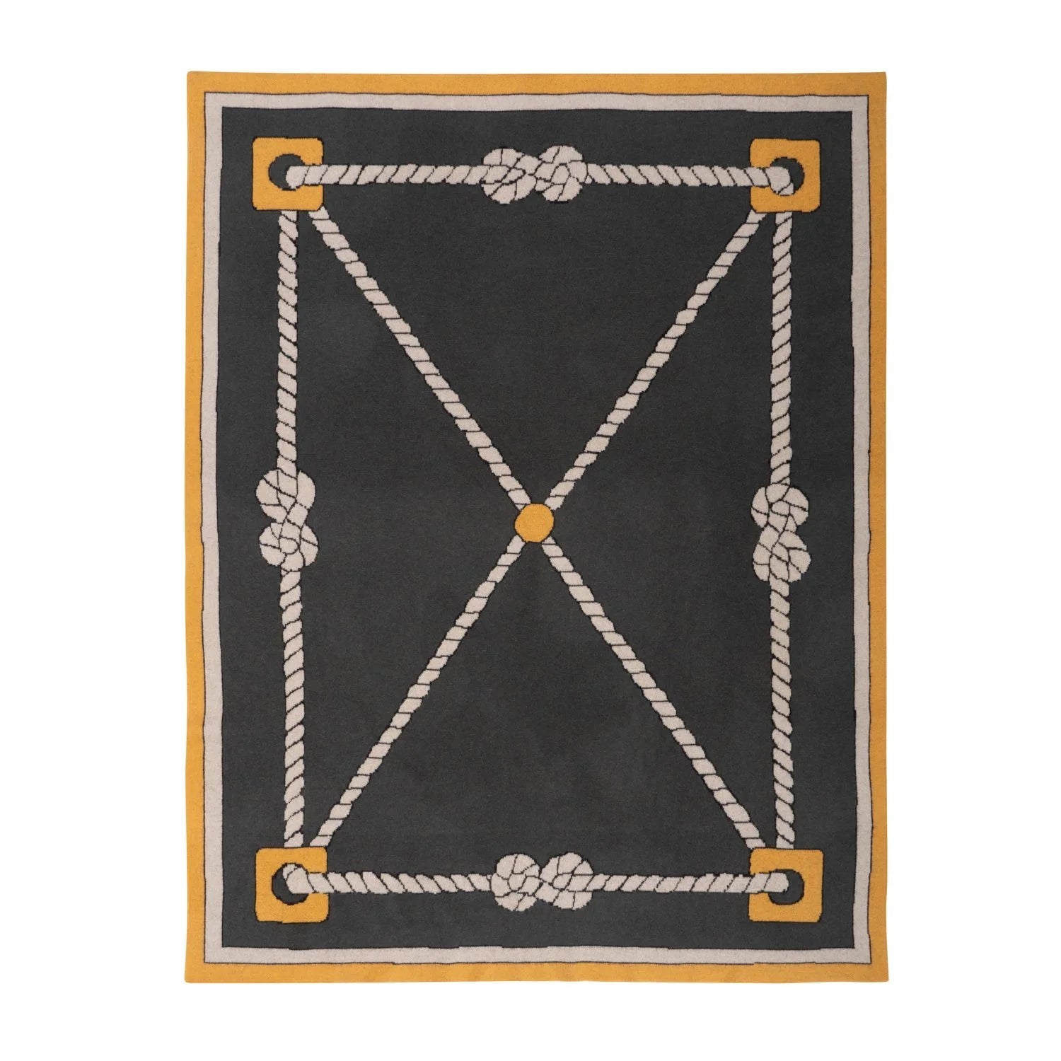 SAVED NY x Damien Nicolas Roux "ROPES & KNOTS" Cashmere Blankets