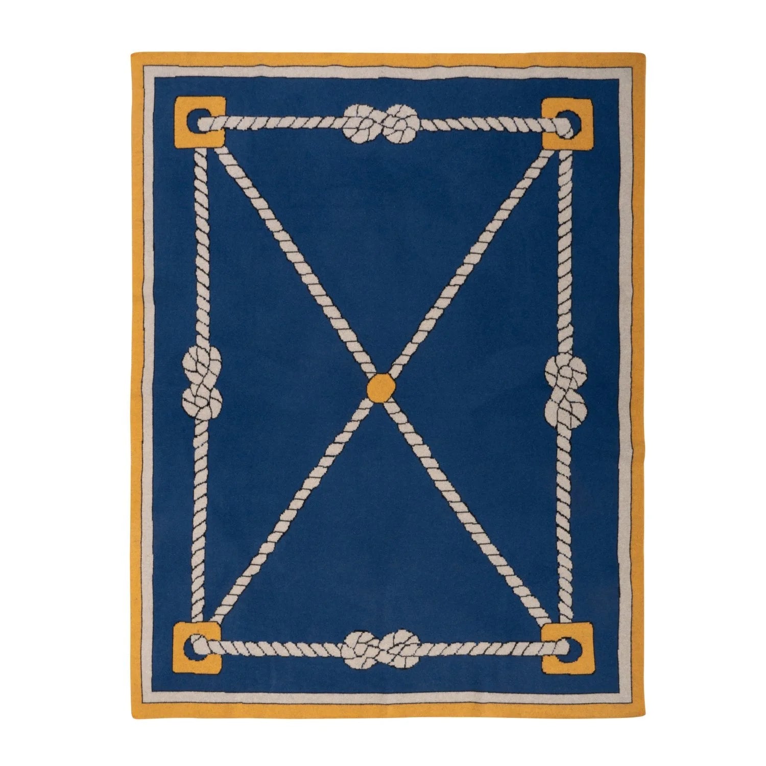 SAVED NY x Damien Nicolas Roux "ROPES & KNOTS" Cashmere Blankets